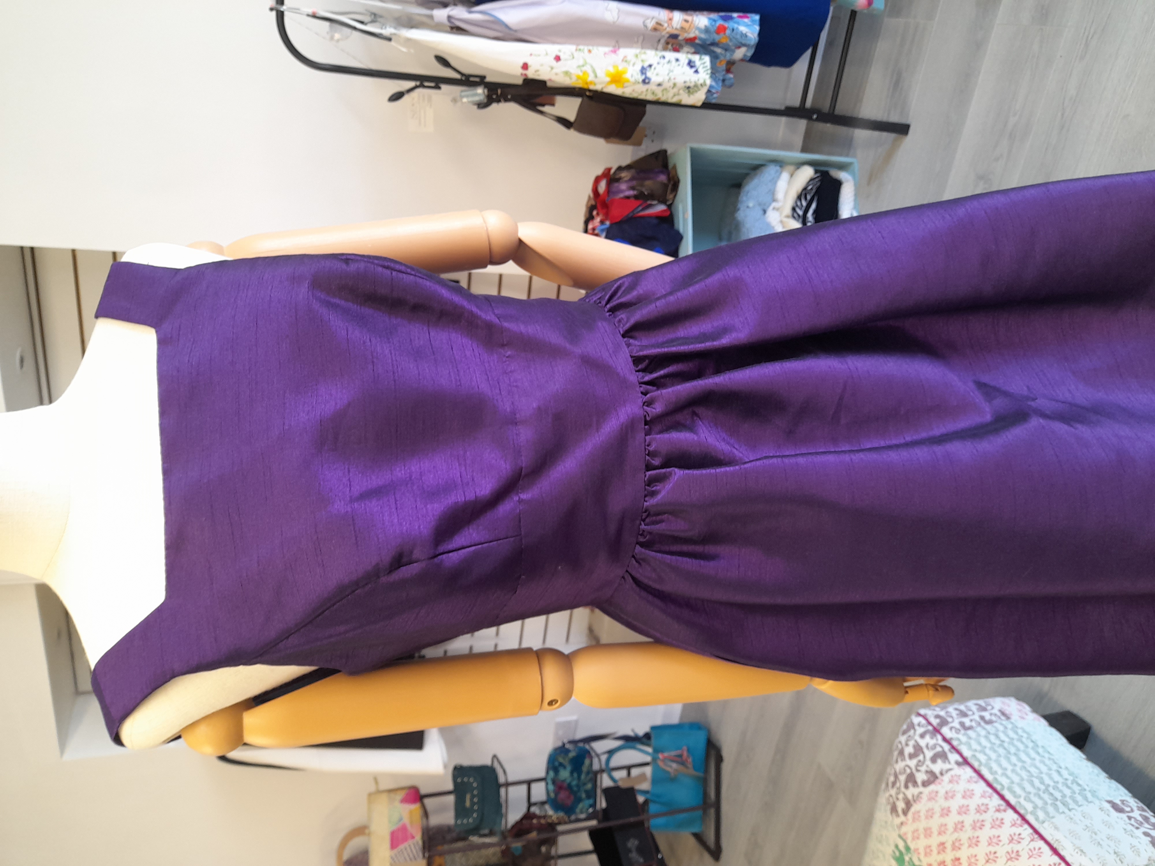 Alfred Sung Purple Party Dress, Size 6 to 8 