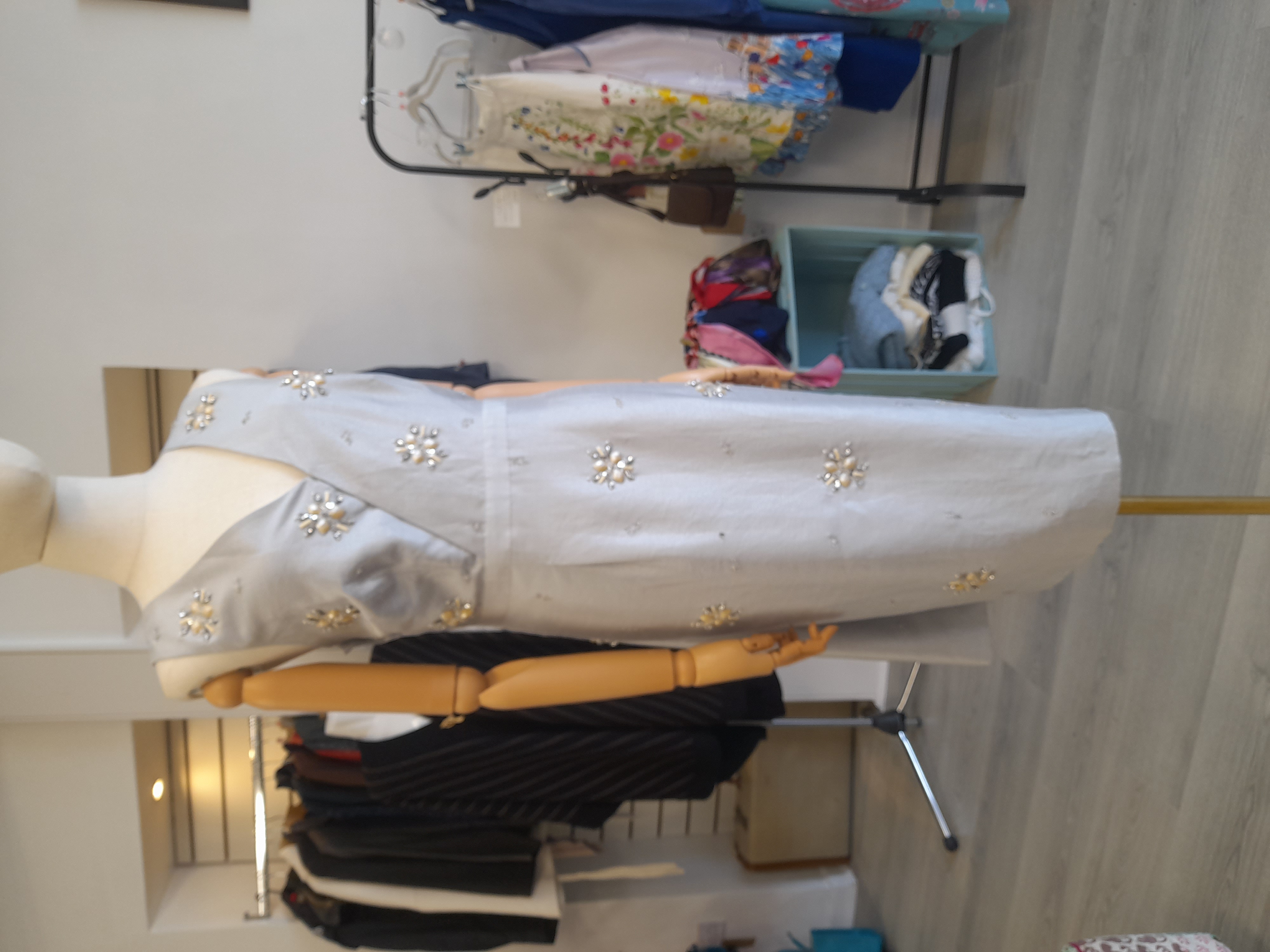Monsoon, Size 16 Evening/ Occasion dress with silver beads