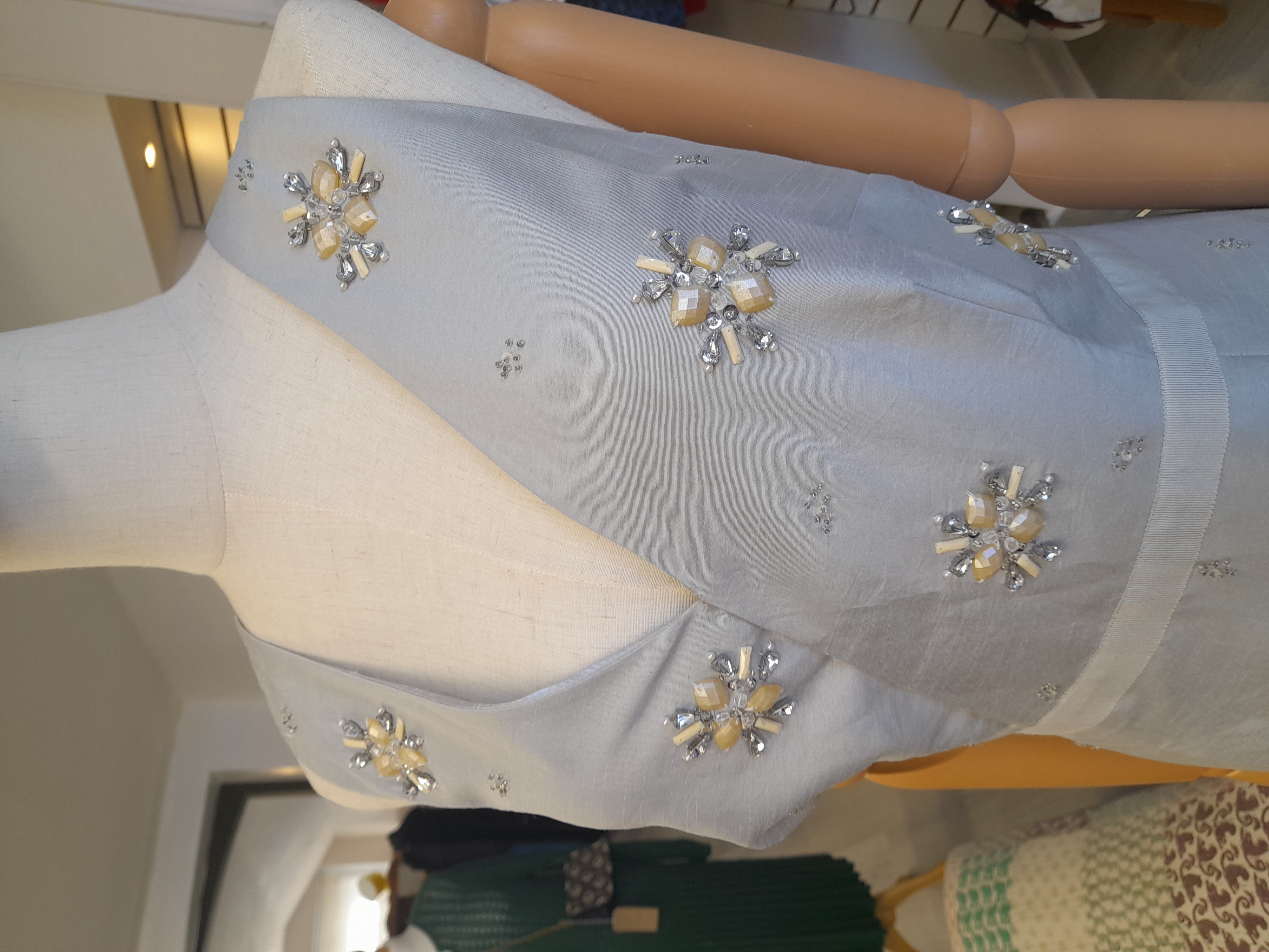 Monsoon, Size 16 Evening/ Occasion dress with silver beads 