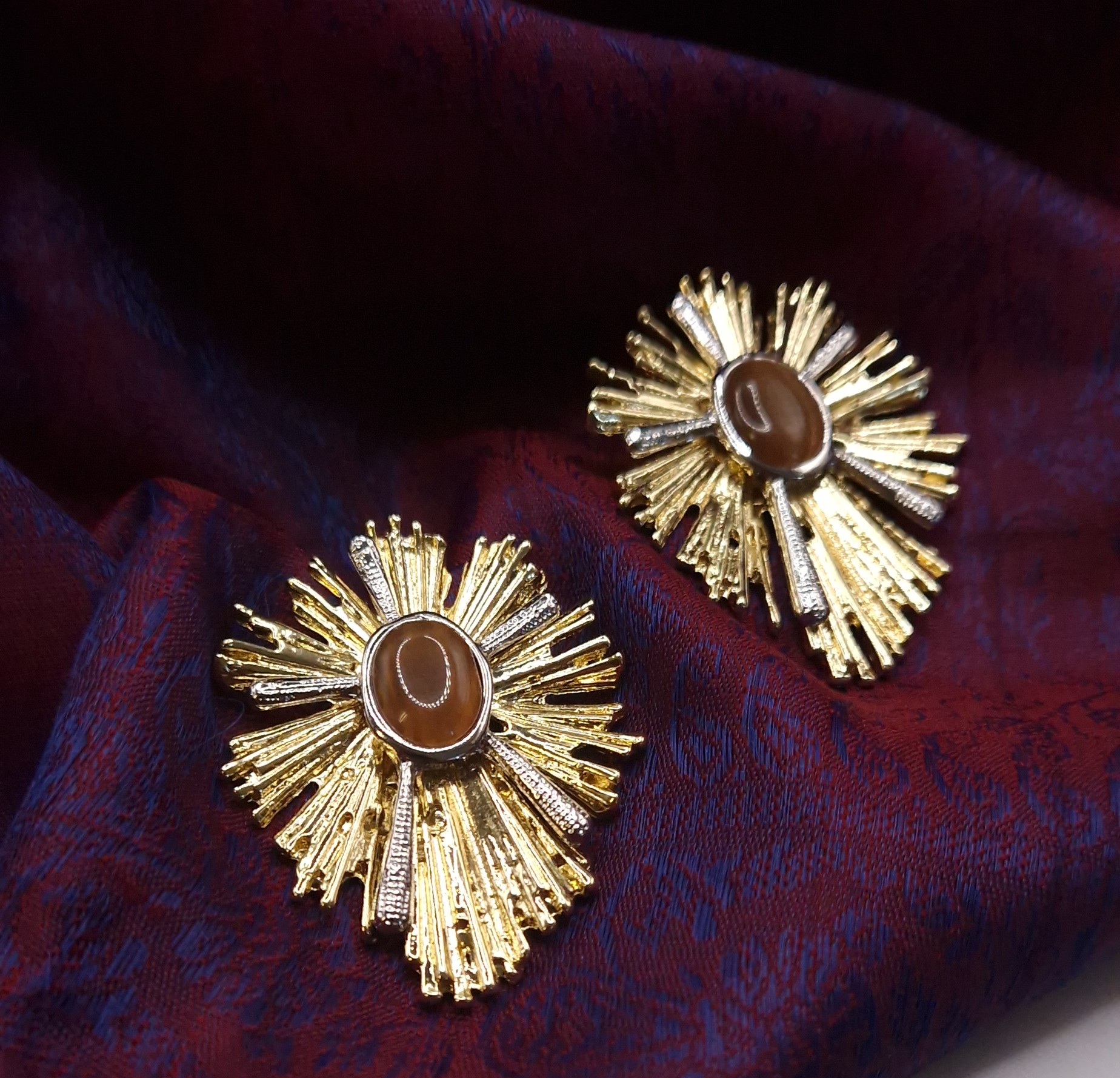 vintage style stud earrings