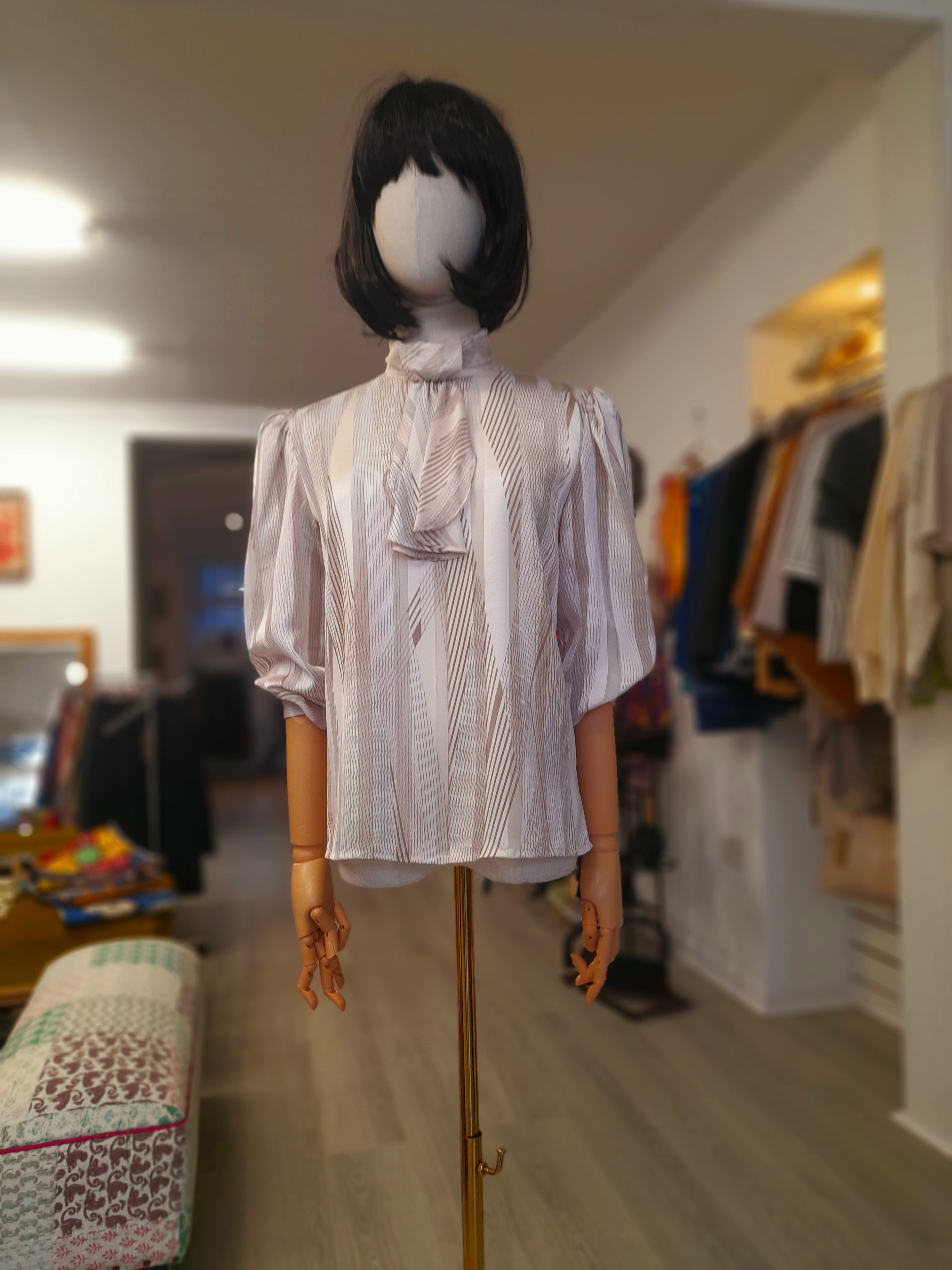 Vintage Notations 80s Blouse, Size S