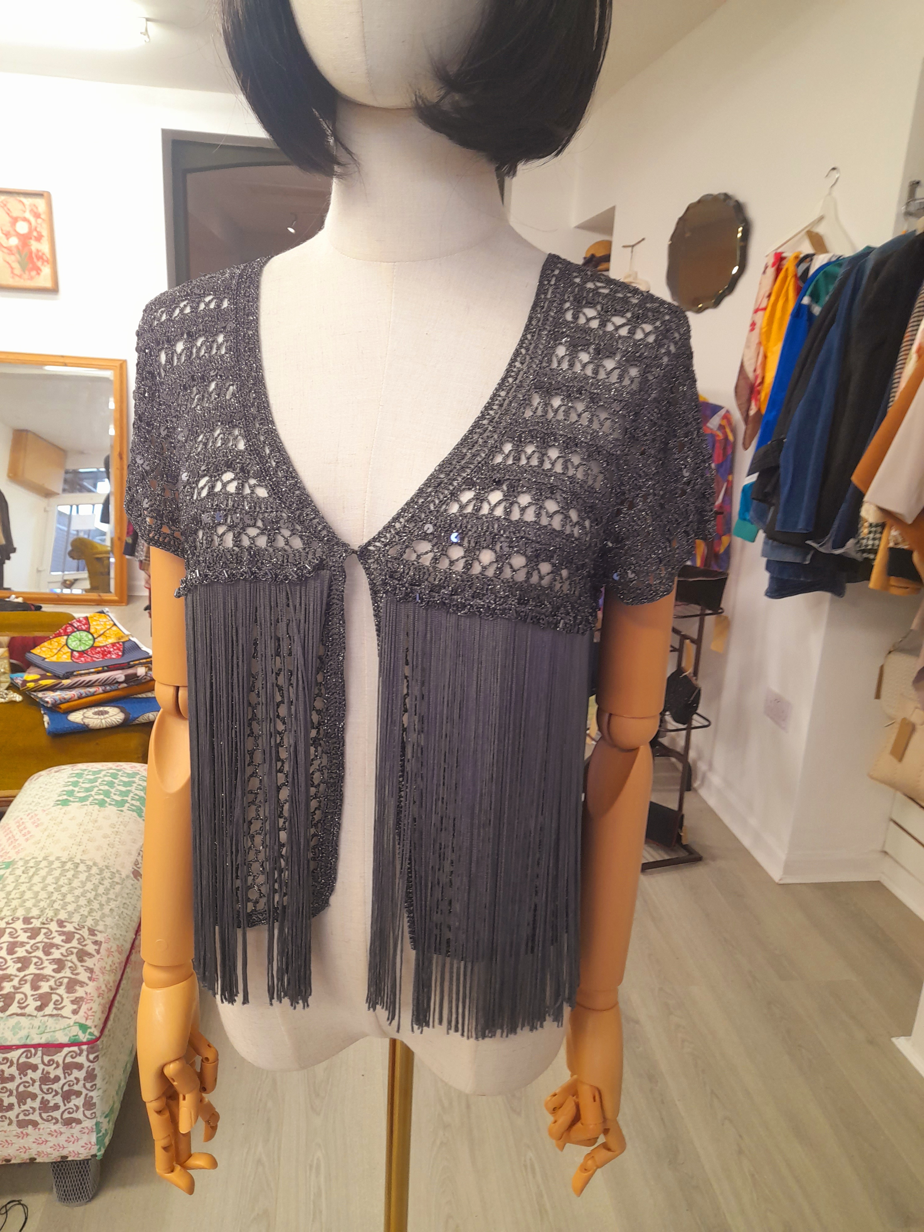 South Open Front Bolero with Fridge Hem, Size S