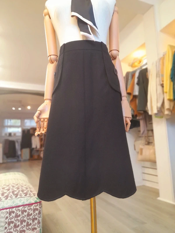 Isabella Brid Wool Blend Skirt, size S