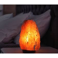 Himalayan Salt Lamp Natural Shape- Orange Color [ 2 to 12  kg] Full Set  
