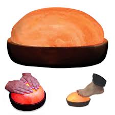 HIMALAYAN FOOT DETOX SALT LAMP WITH FREE BULB