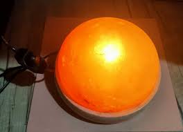 HIMALAYAN FOOT DETOX SALT LAMP WITH FREE BULB