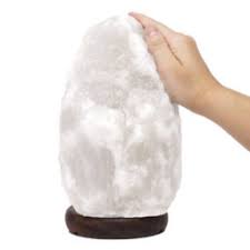  Himalayan Salt Lamp Natural Shape   - White Color [ 2 to 12  kg] Full Set