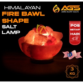 3KG FULL SET ORIGNAL HIMALAYAN ROCK SALT LAMP (Unique Fancy shapes)