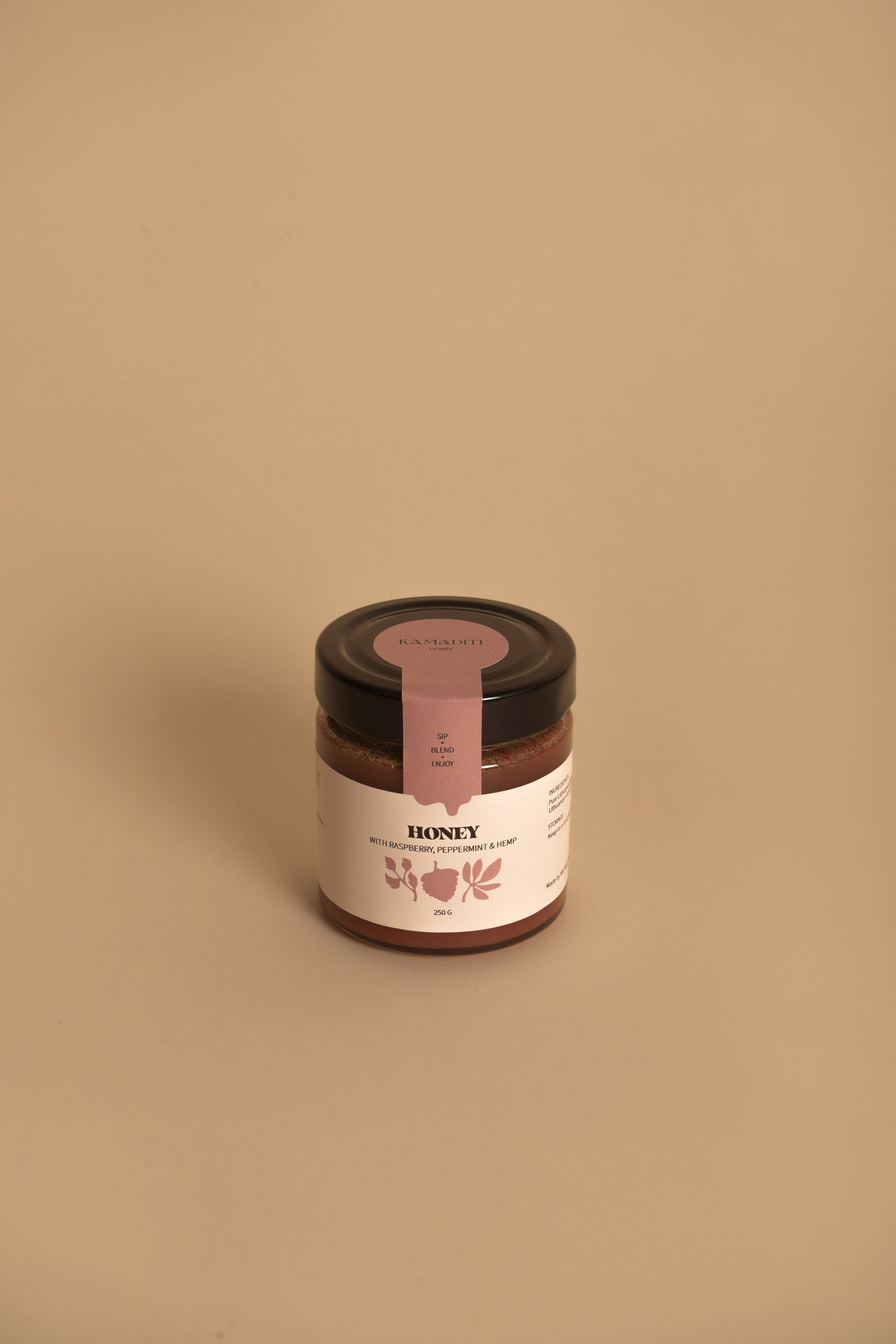 Raspberry, Peppermint & Hemp infused Honey