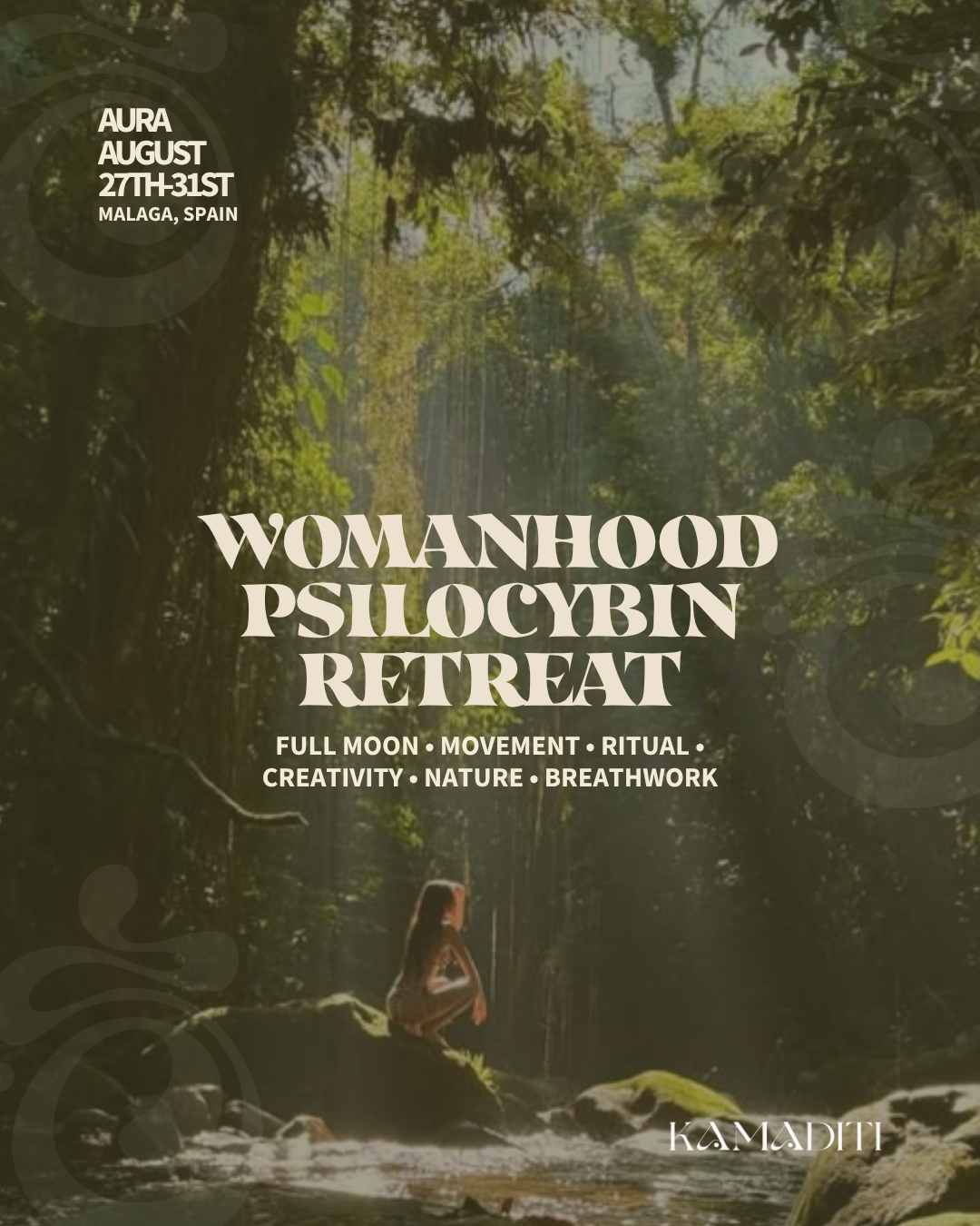 AURA: Women-Only Psilocybin Retreat Under the Full Moon in Spain