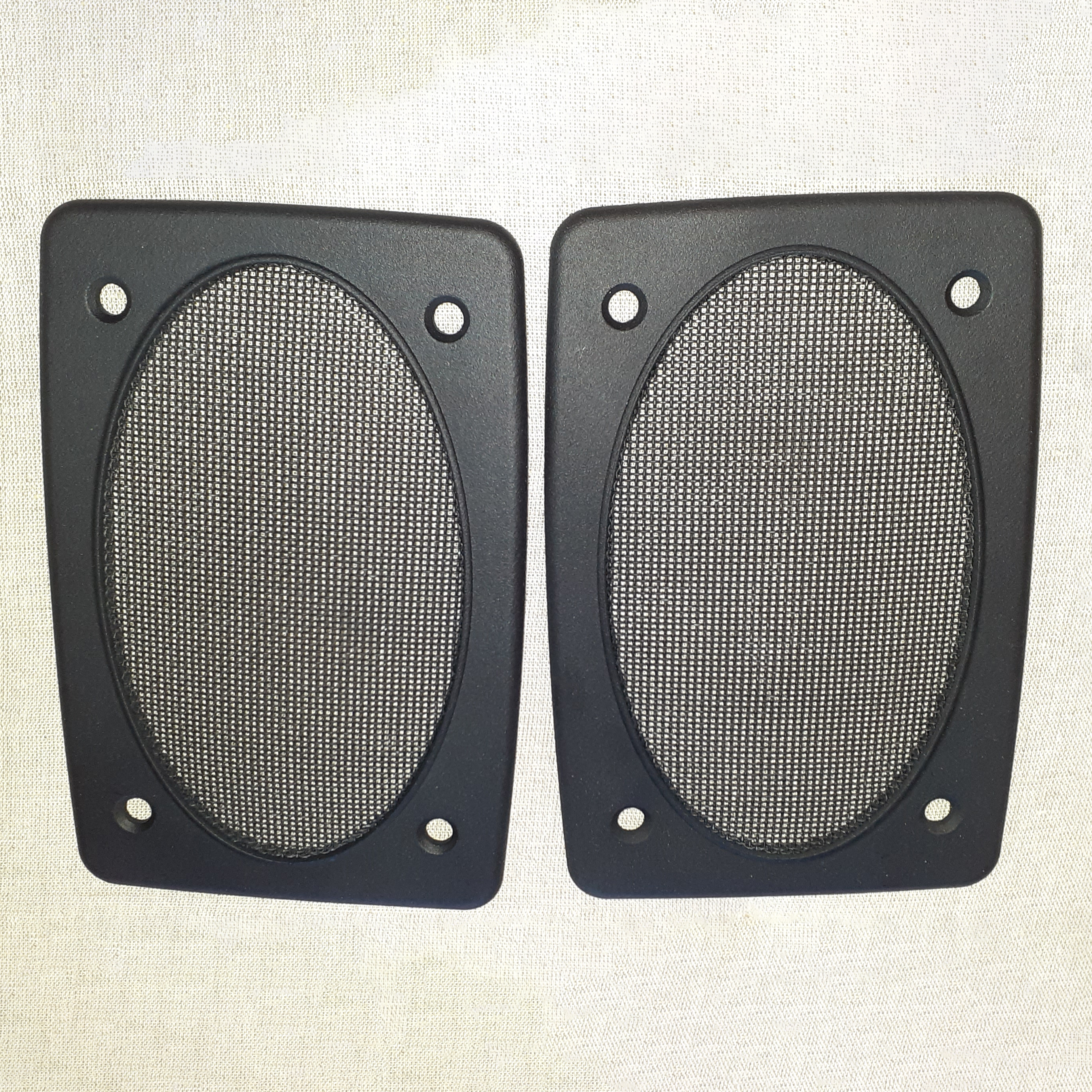 2 Cadres HP Plage arrière - Modèle oval / 2 Rear loudspeacker frames - Oval model