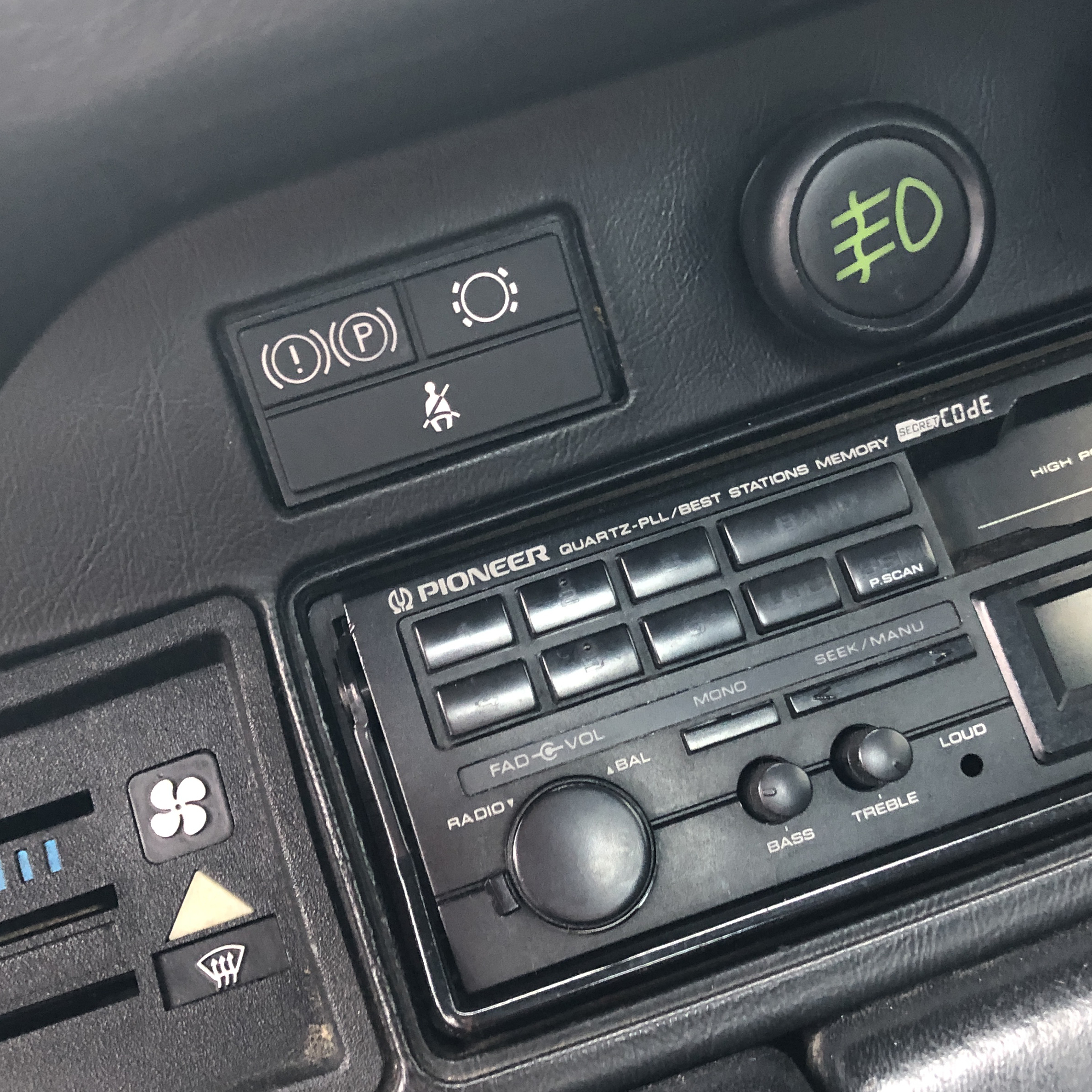 Façade voyant ceinture/frein 3.0 et 3.2