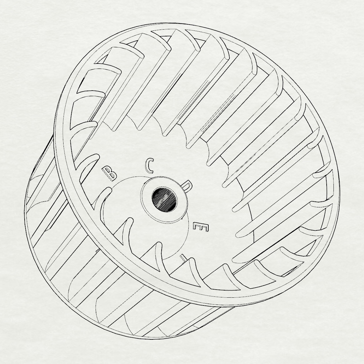 Turbine de chauffage intérieur - Cabin heater blower