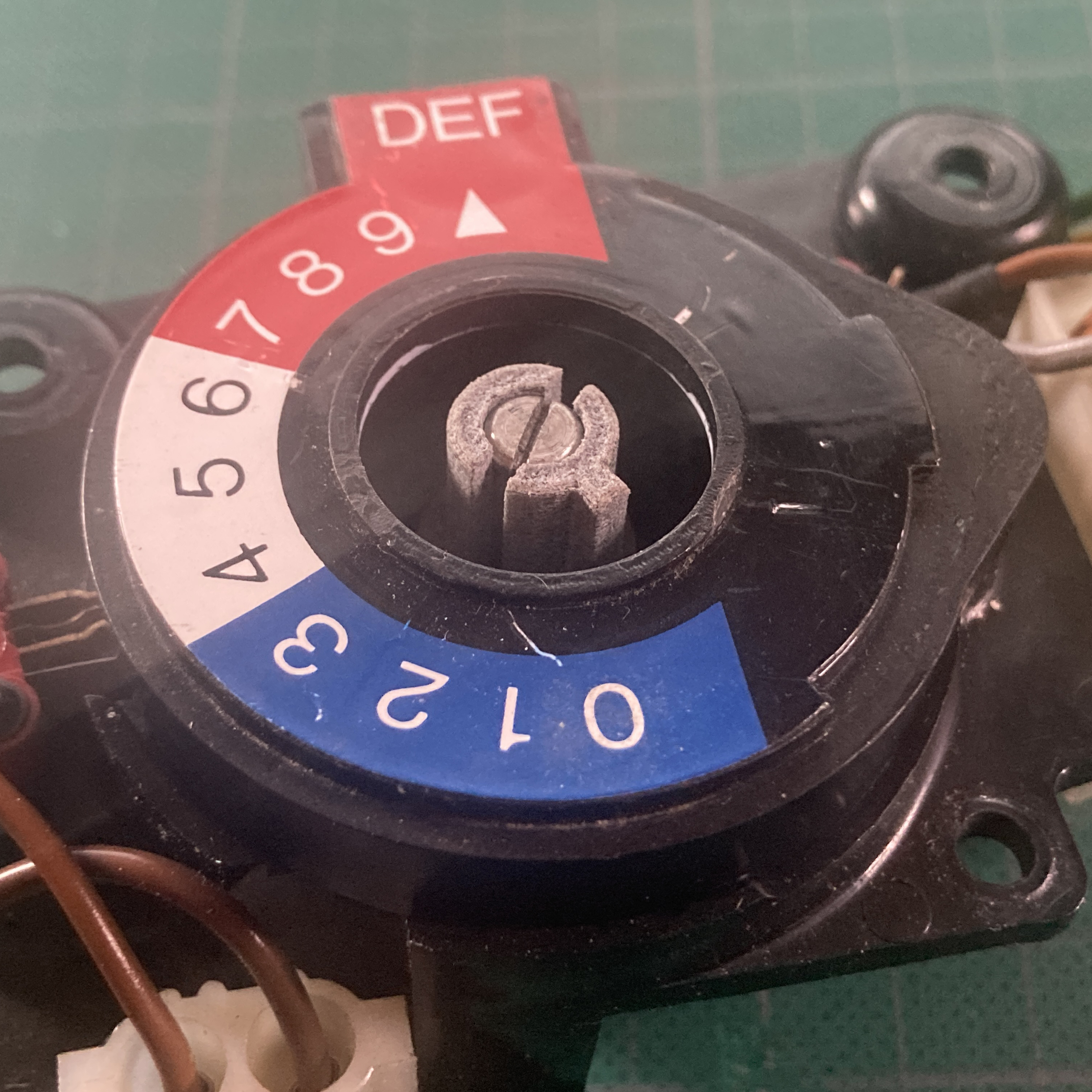 Axe ON/OFF commande de chauffage - ON/OFF axis heating control