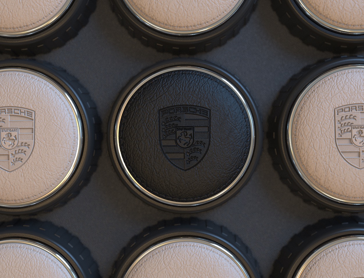 Replica Klaxon Hockey Puck pour volant Momo - Hockey puck horn button replica for Momo steering wheel