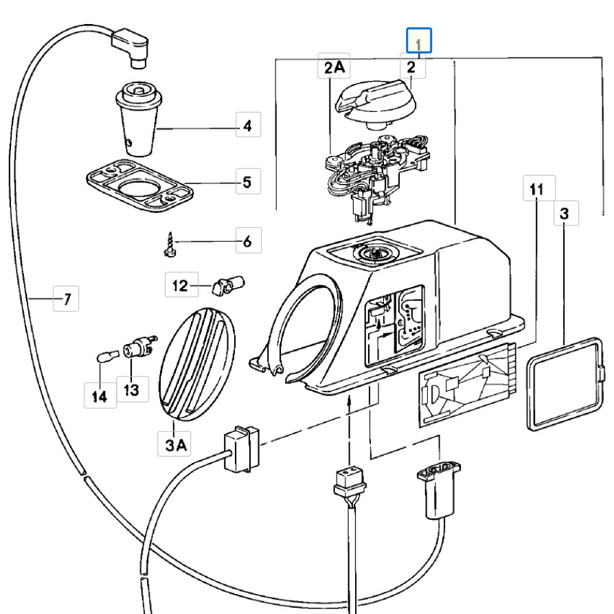 Axe ON/OFF commande de chauffage - ON/OFF axis heating control