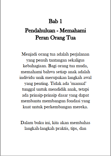 Jual E-BOOK "Cara Mendidik Anak Panduan Praktis untuk Orang Tua Muda"