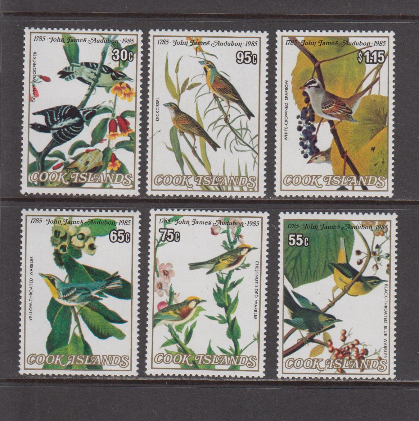 Cook Islands Bird Stamps Collection