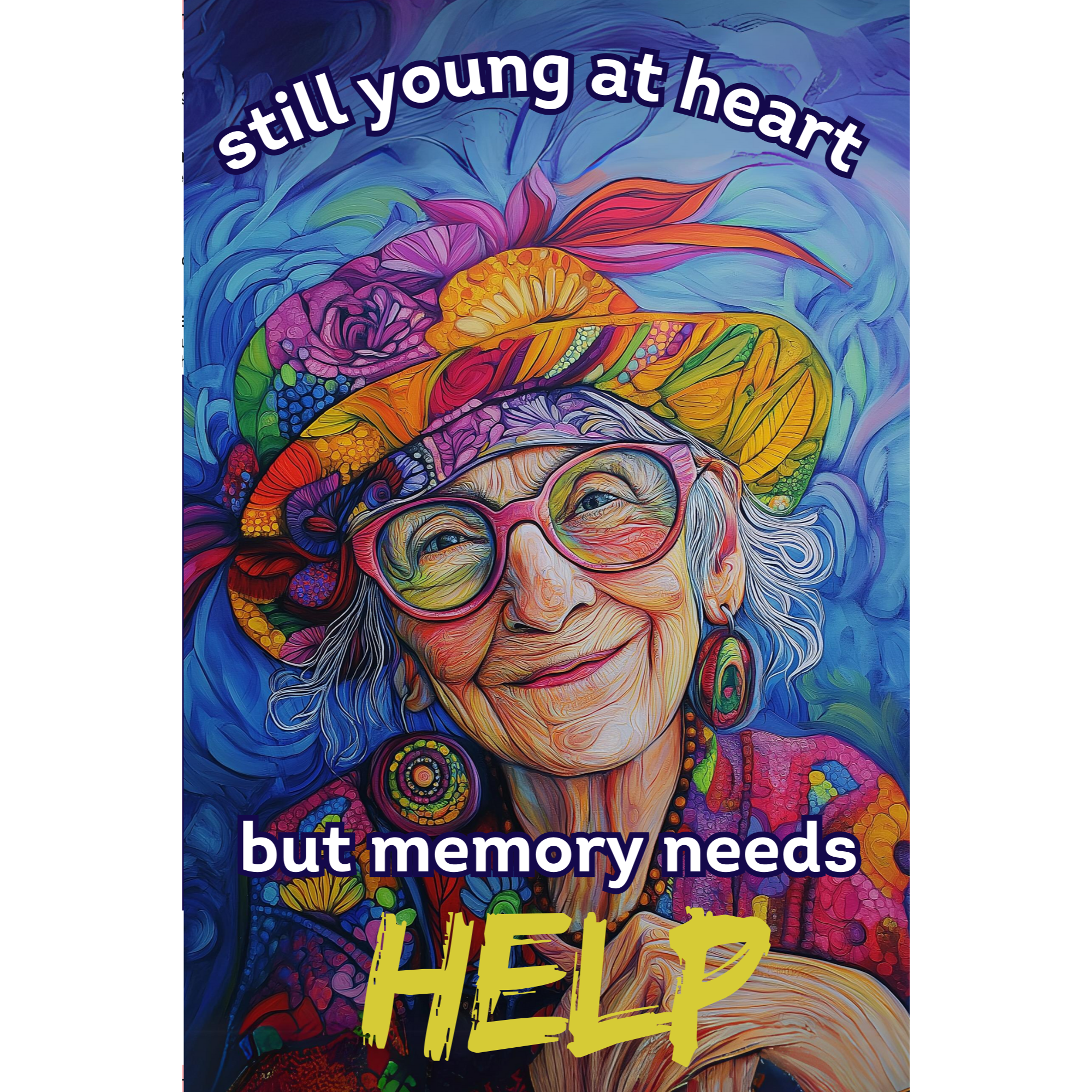 Notizbuch für Senioren: Still young at heart, but memory needs HELP