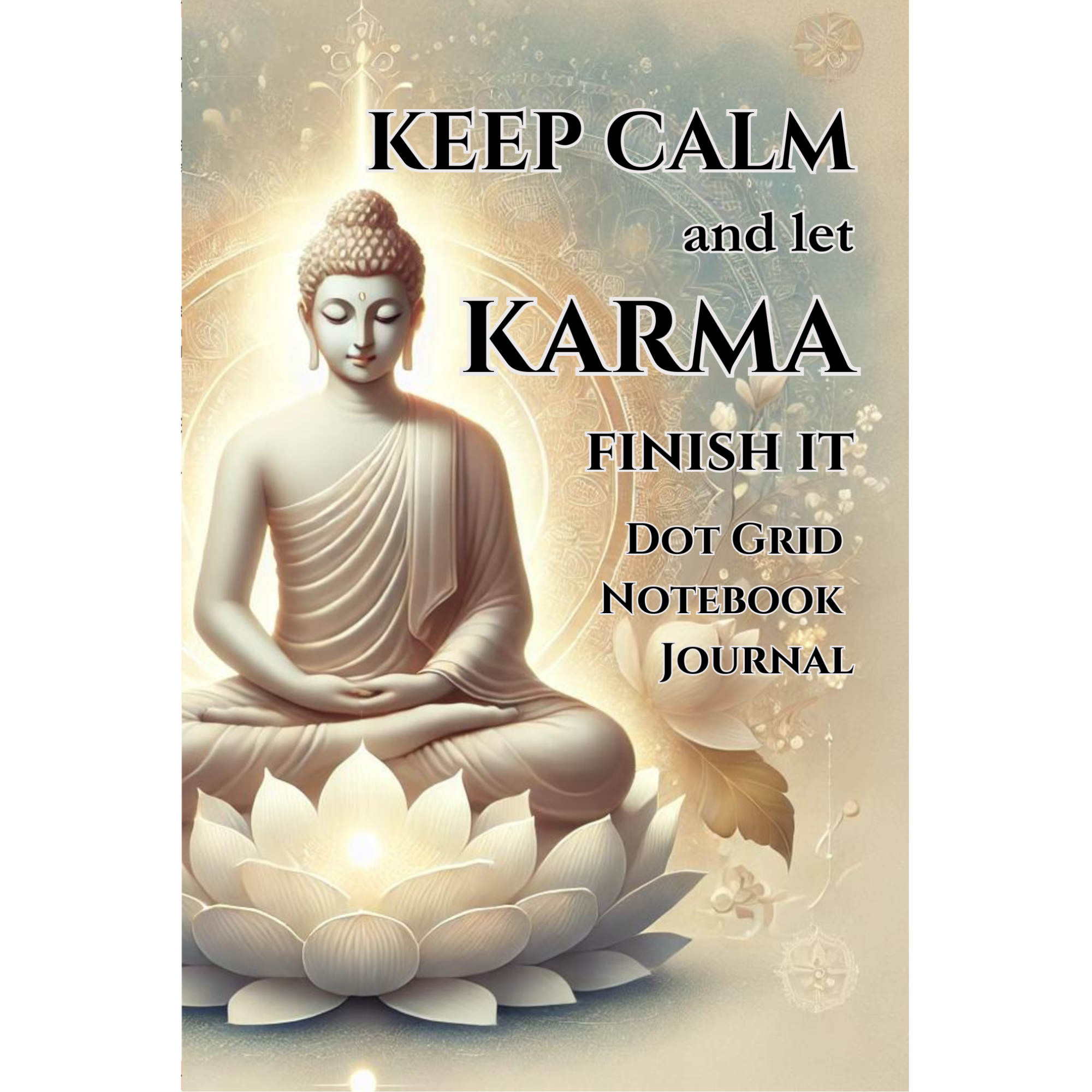 Notizbuch I Keep Calm And Let Karma Finish It