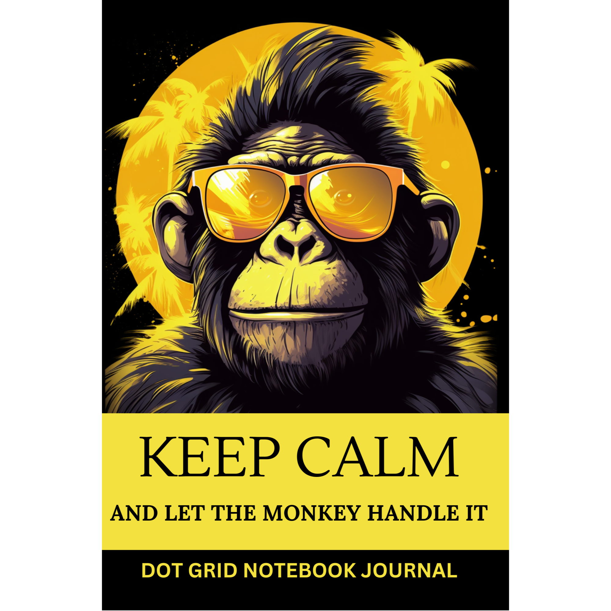 Notizbuch Keep Calm And Let The Monkey Handle It