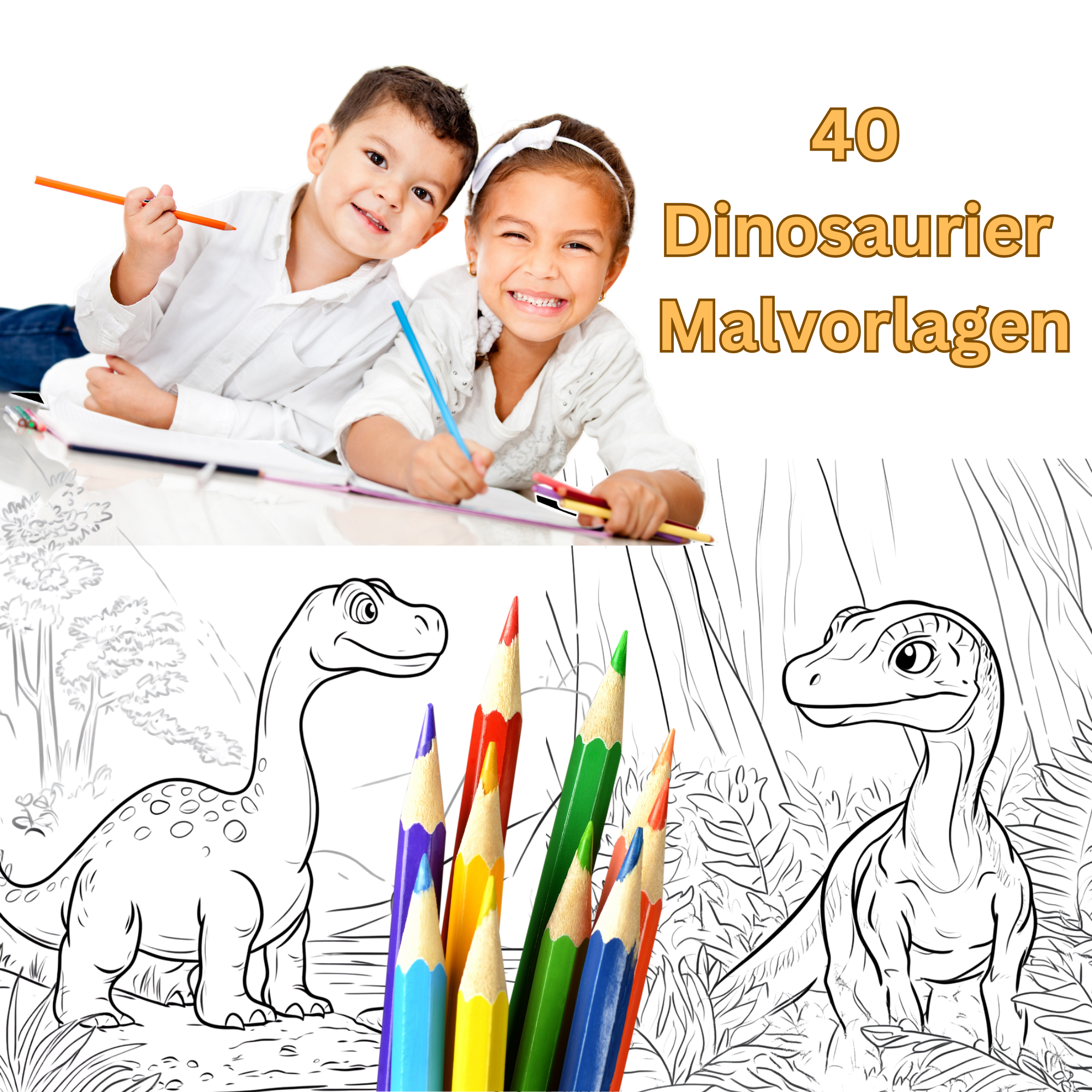 The Big DINOSAUR Coloring Book: 40 Fun and Educational Pages for Young Dinosaur Enthusiasts (Kids Age 7-11)