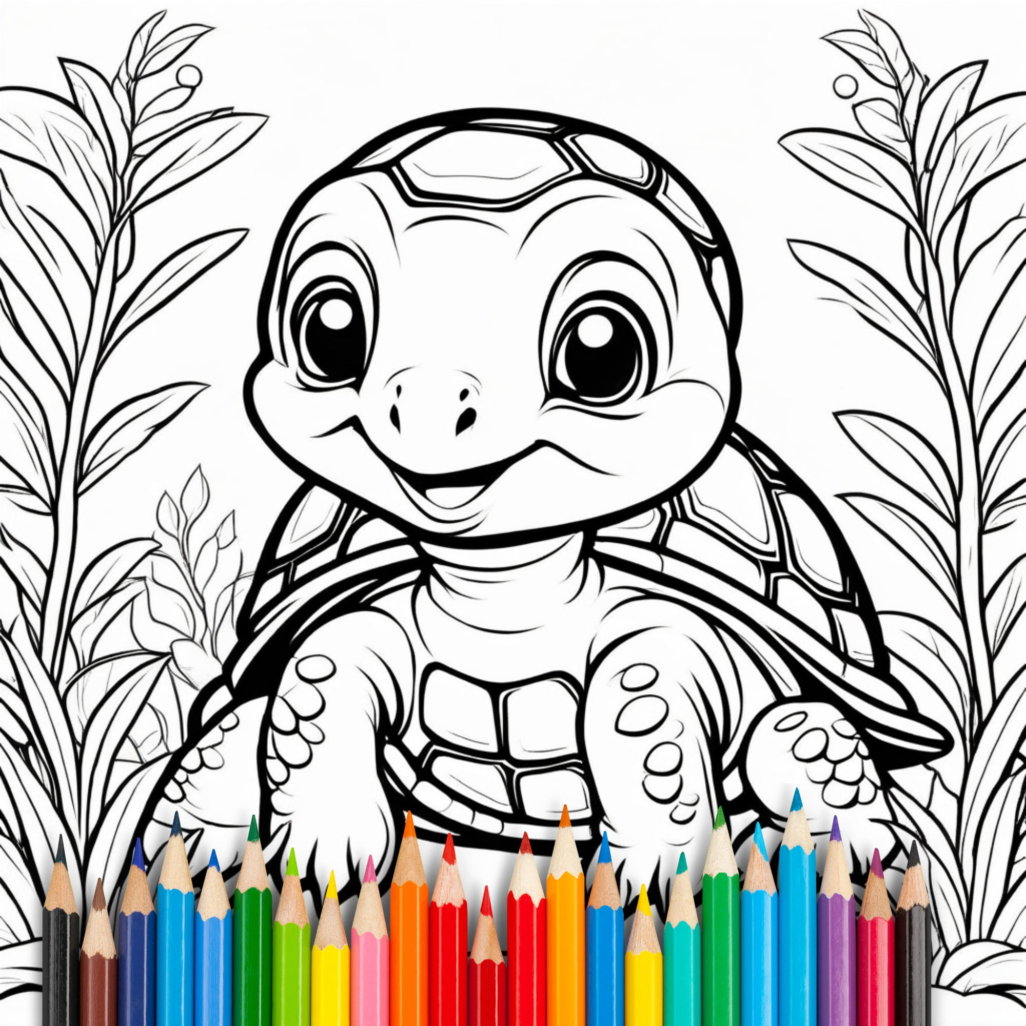 Das Große Malbuch Tiere: Malbuch ab 5 Jahre: süsse Tiermotive für kleine Künstler