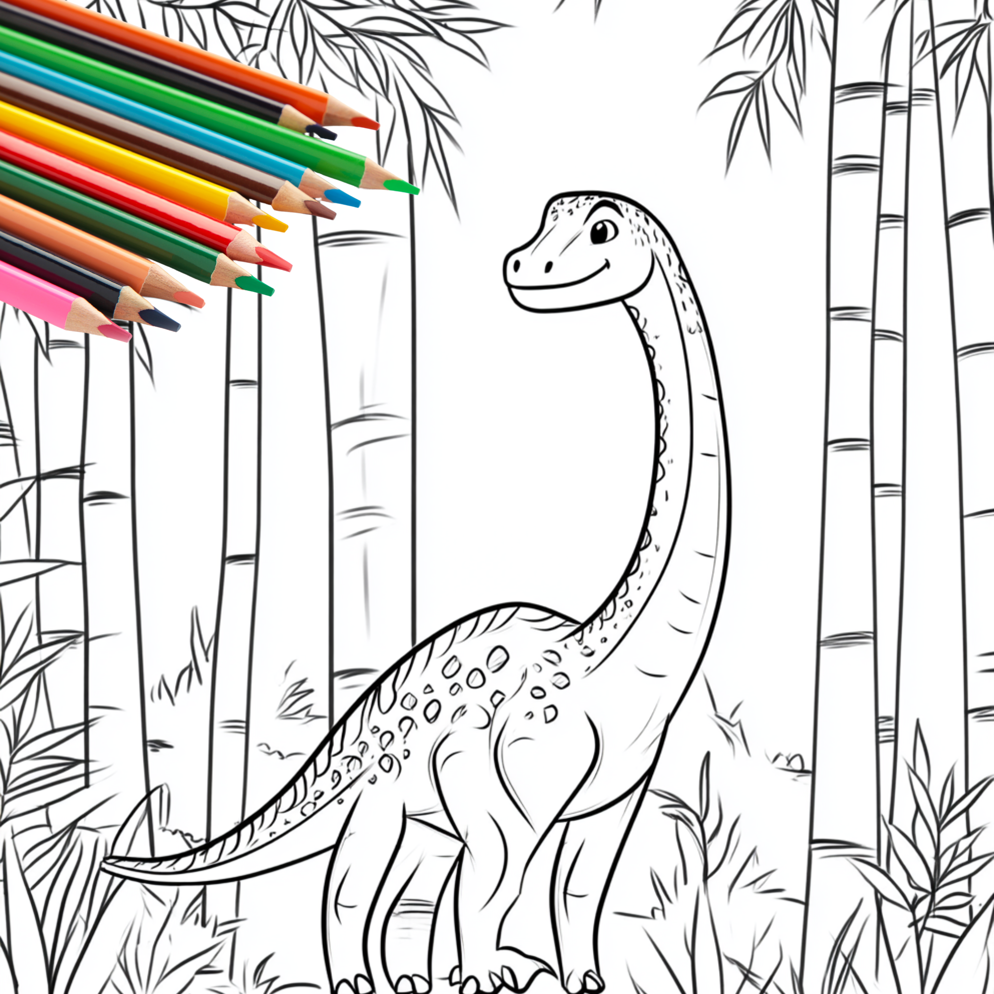 40 Dinosaurier-Malvorlagen für Kinder (Alter ab 6 Jahre): Kreatives Ausmalen von Dino-Abenteuern in abwechslungsreichen Landschaften