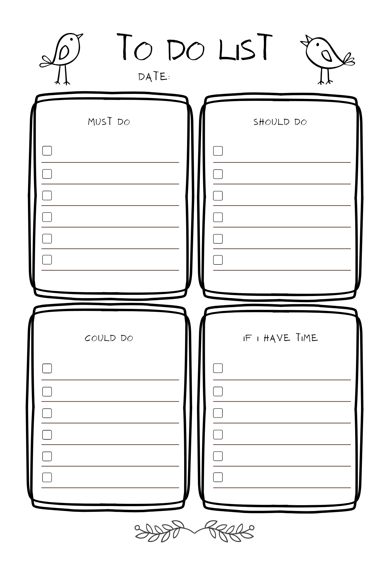 To Do Journal: 82-Seiten Planer zur Aufgabenorganisation für mehr Produktivität und Fokus  