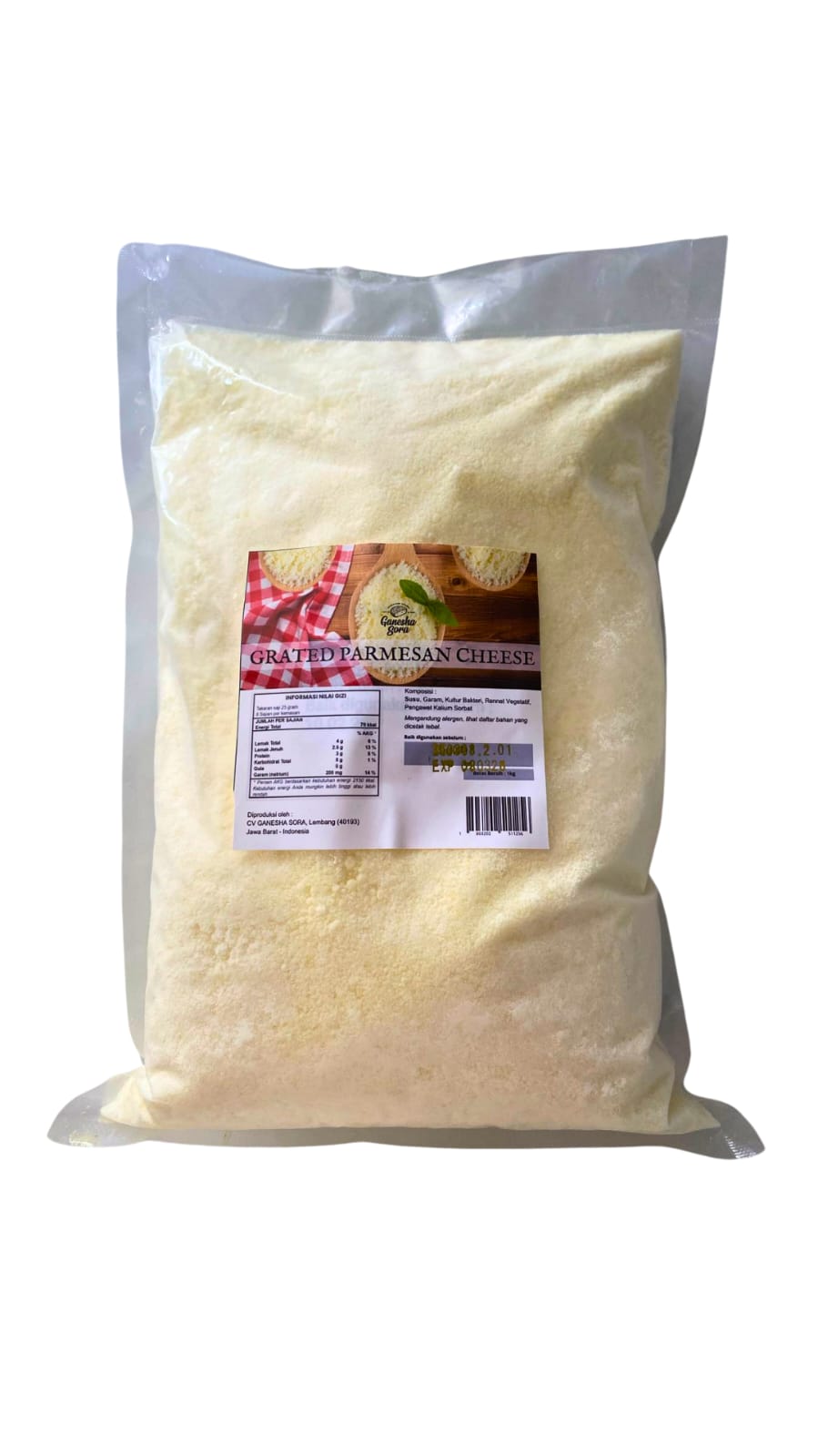Grated Parmesan 1kg