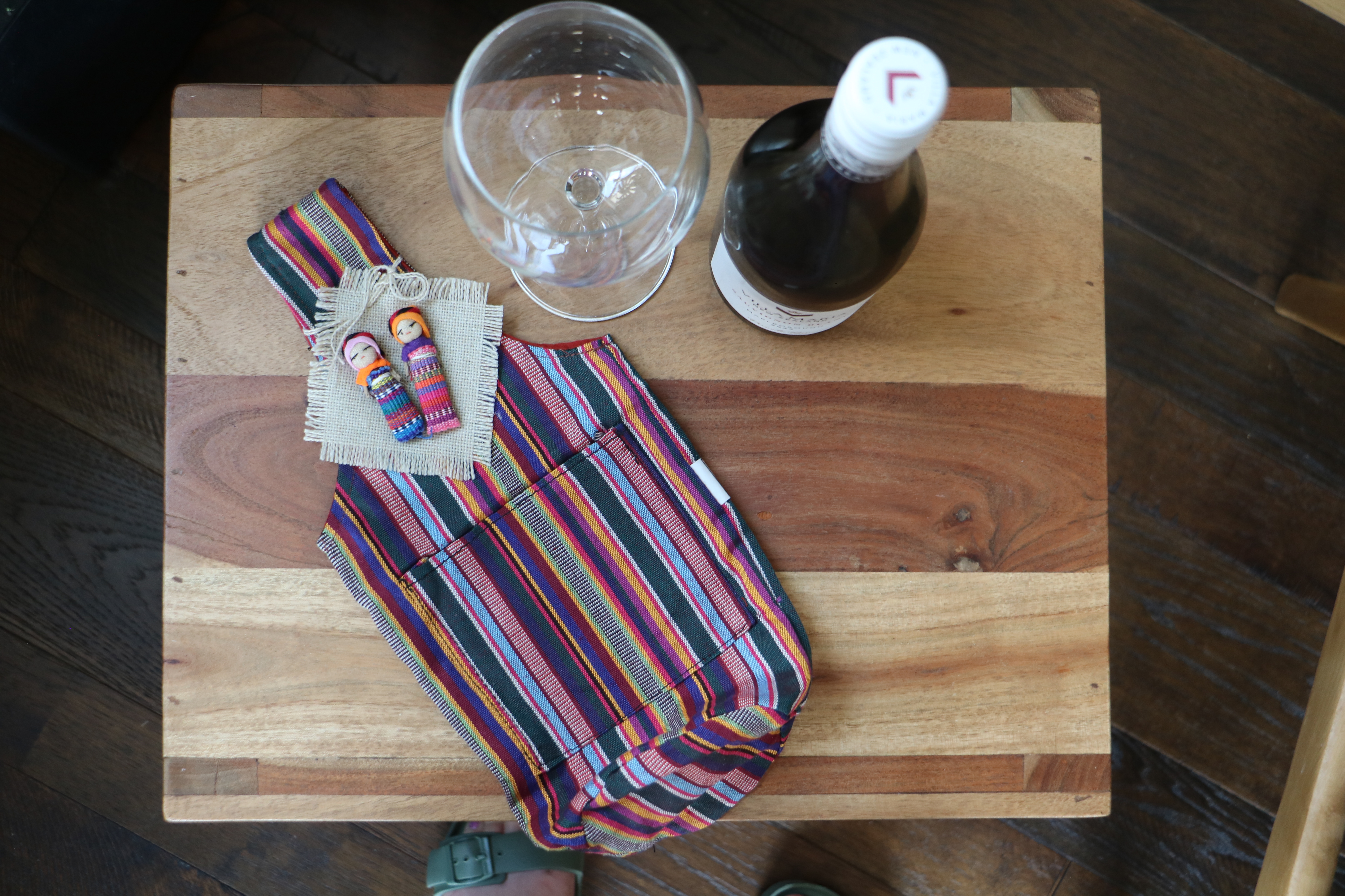 Wine Bag & Coaster Set