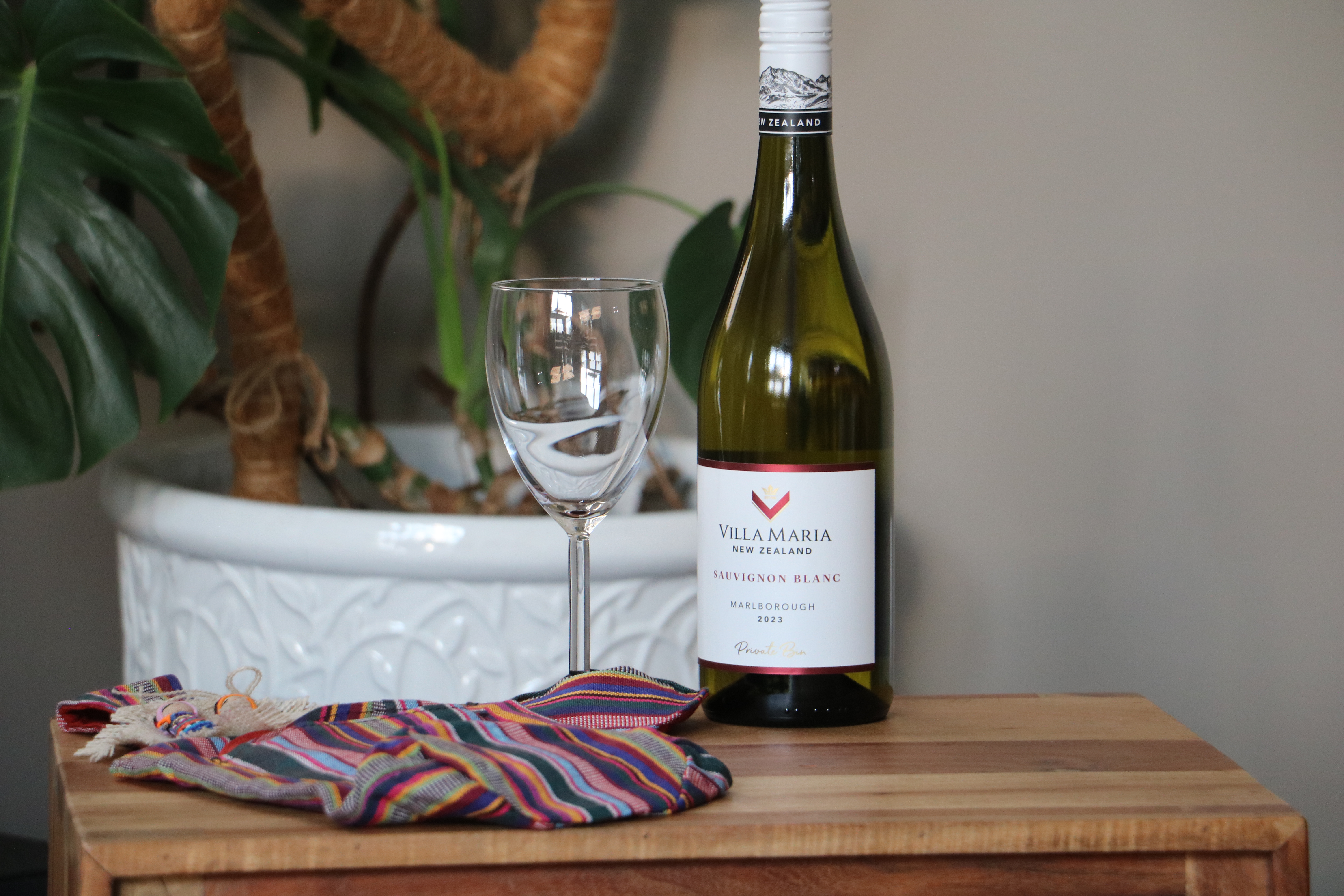 Wine Bag & Coaster Set