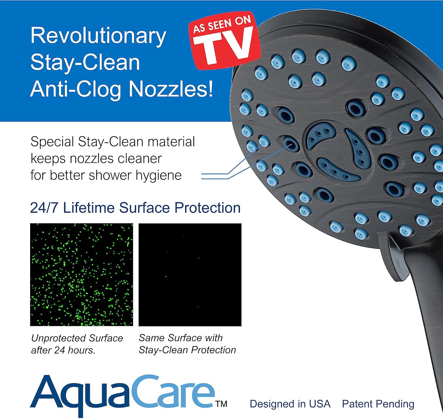 High Pressure 8-mode Handheld Shower Head 