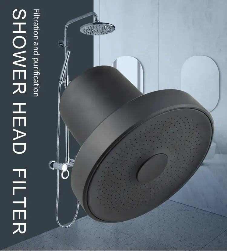 THE AquaMist 20-Stage Activated Carbon Household Water Filter Shower Filter Head System with Laundry Purifiers