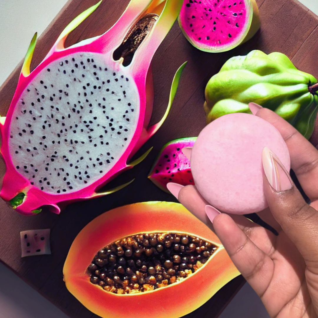 Dragonfruit Guava Papaya Shampoo Bar