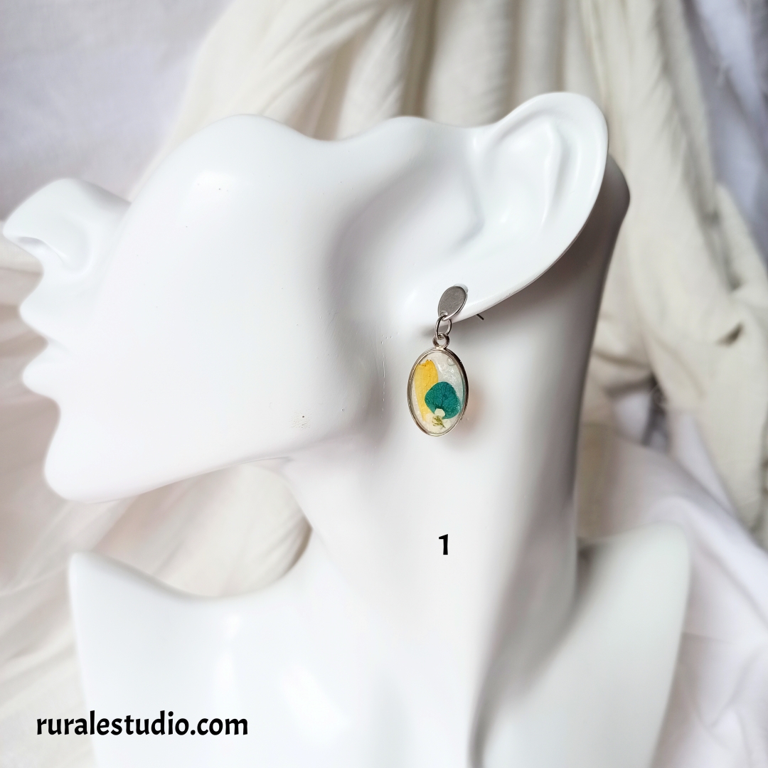 Pendientes Ovalados - Pétalo Beauty