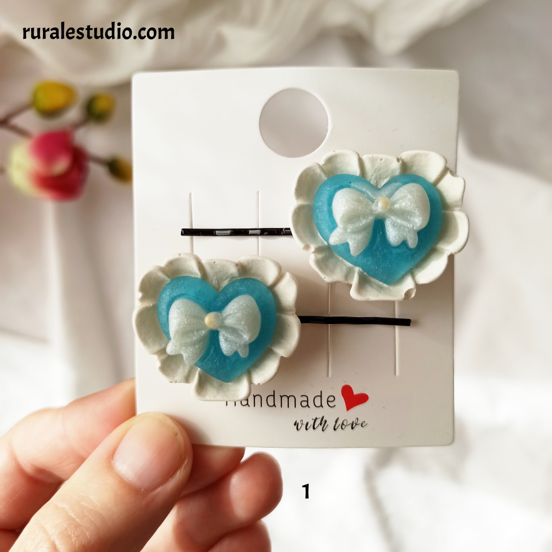 Horquillas - Corazón Kawaii