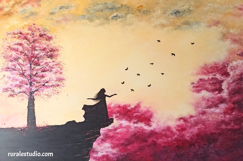 Cuadro: Deseos al Viento (grande)