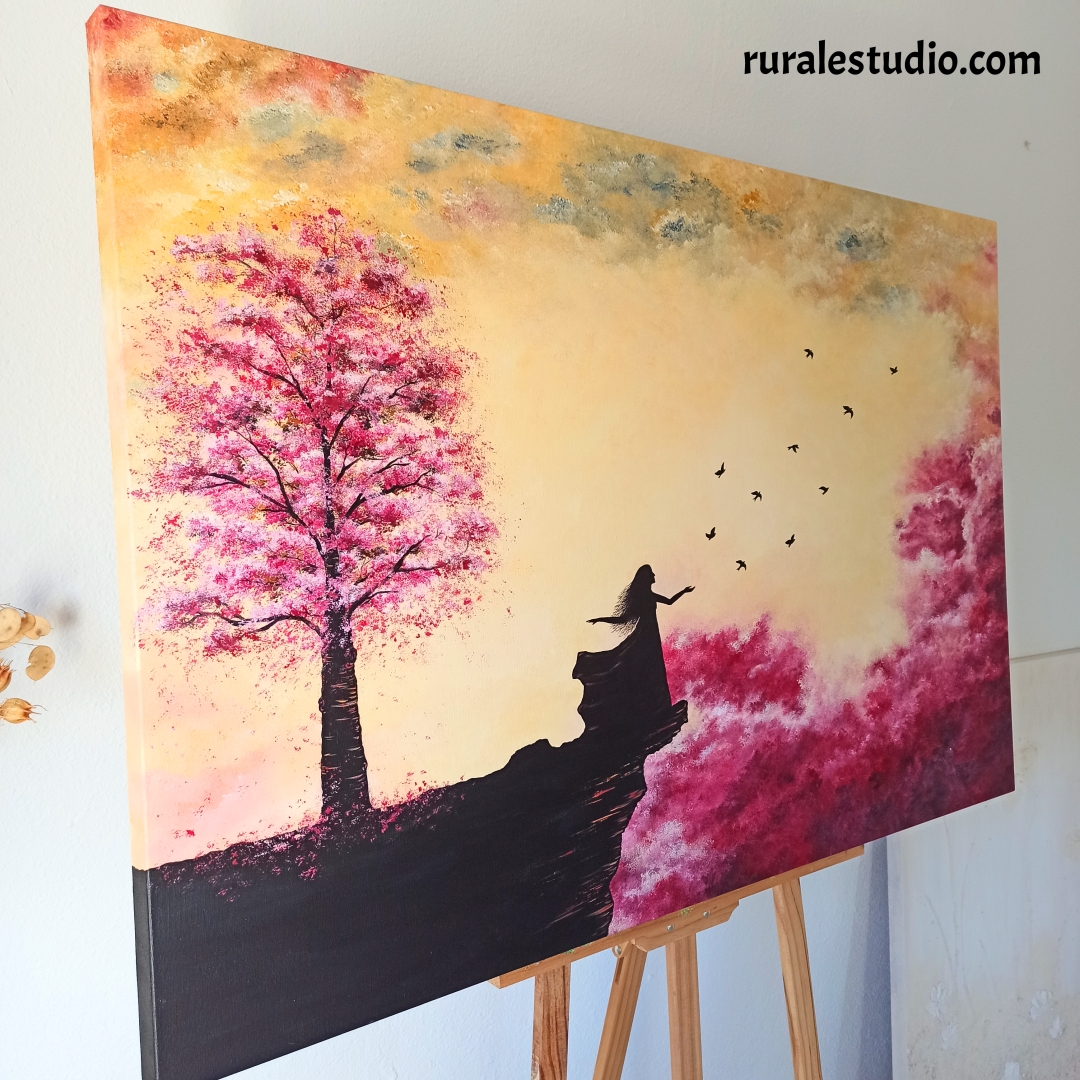 Cuadro: Deseos al Viento (grande)