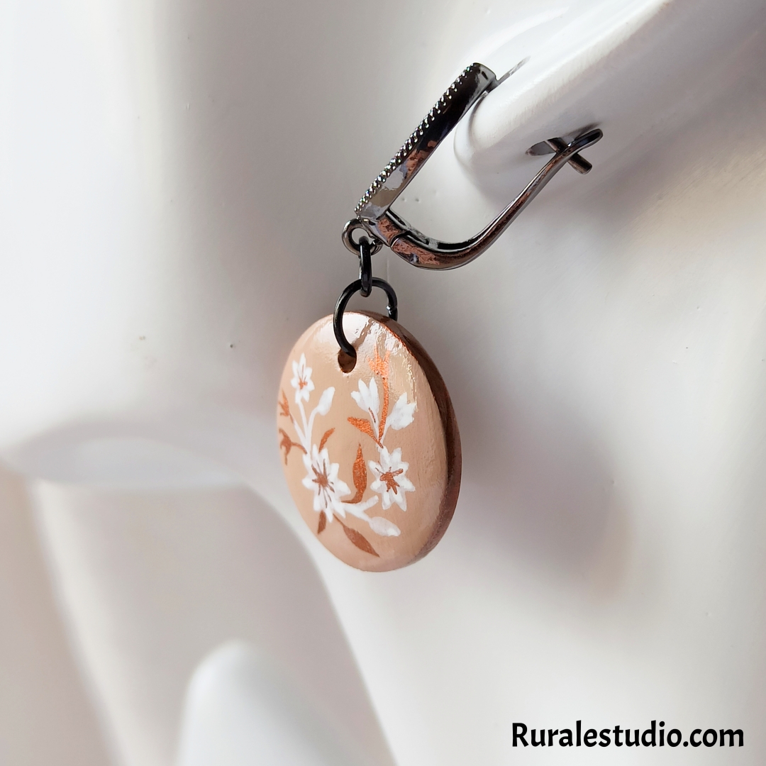 Pendientes redondos- Cuprum