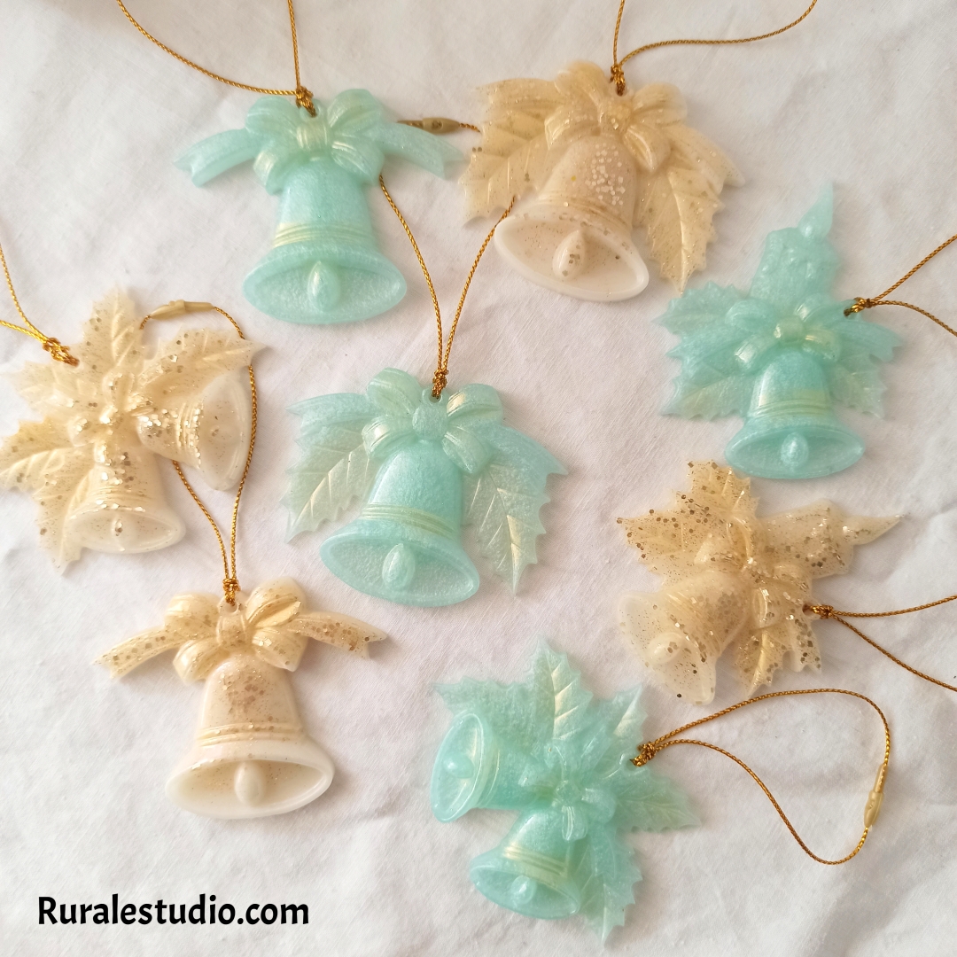 Lote de 8 campanas de Navidad