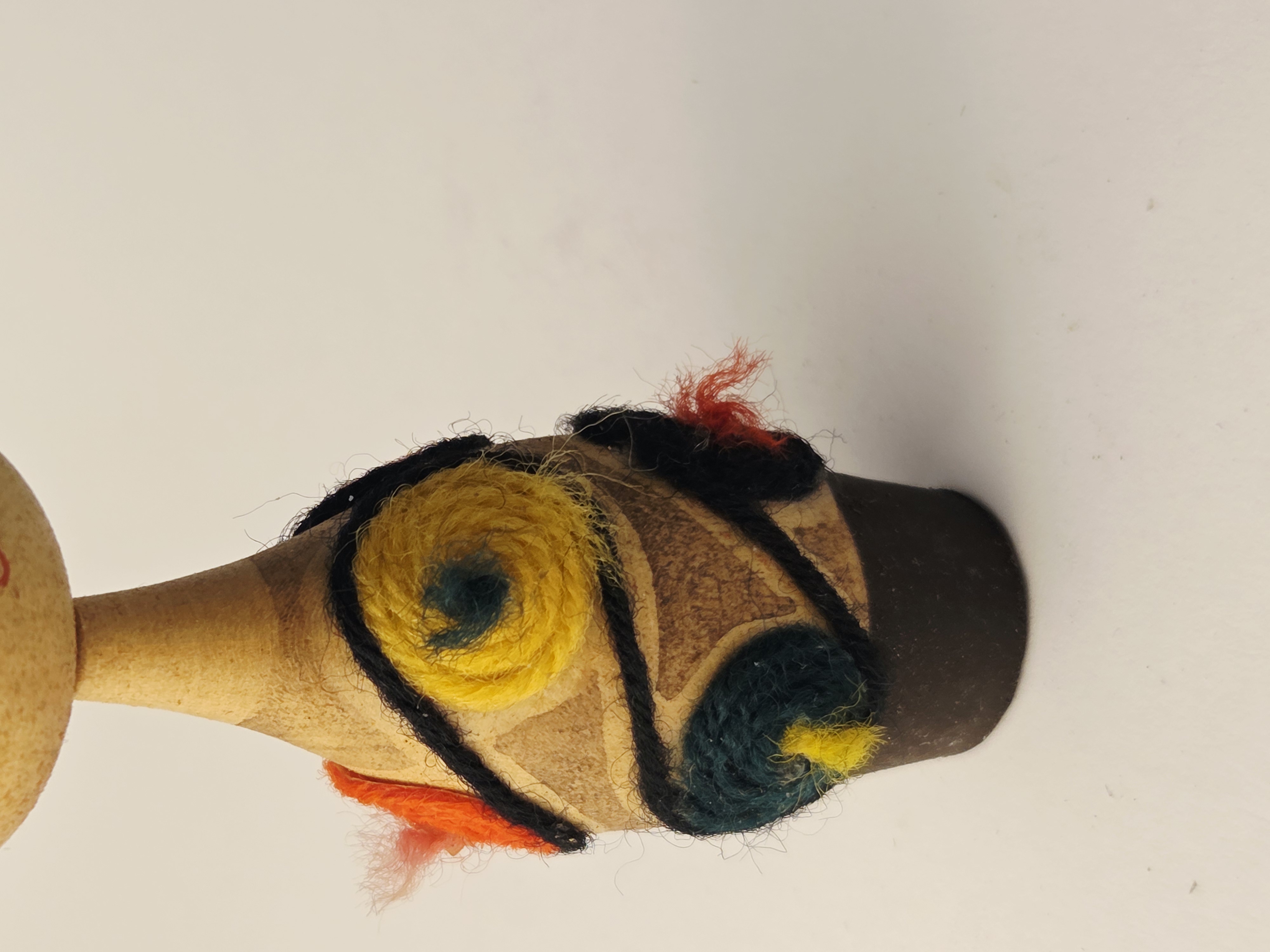 Tradicinė vintage japoniška Kokeshi medinė lėlė