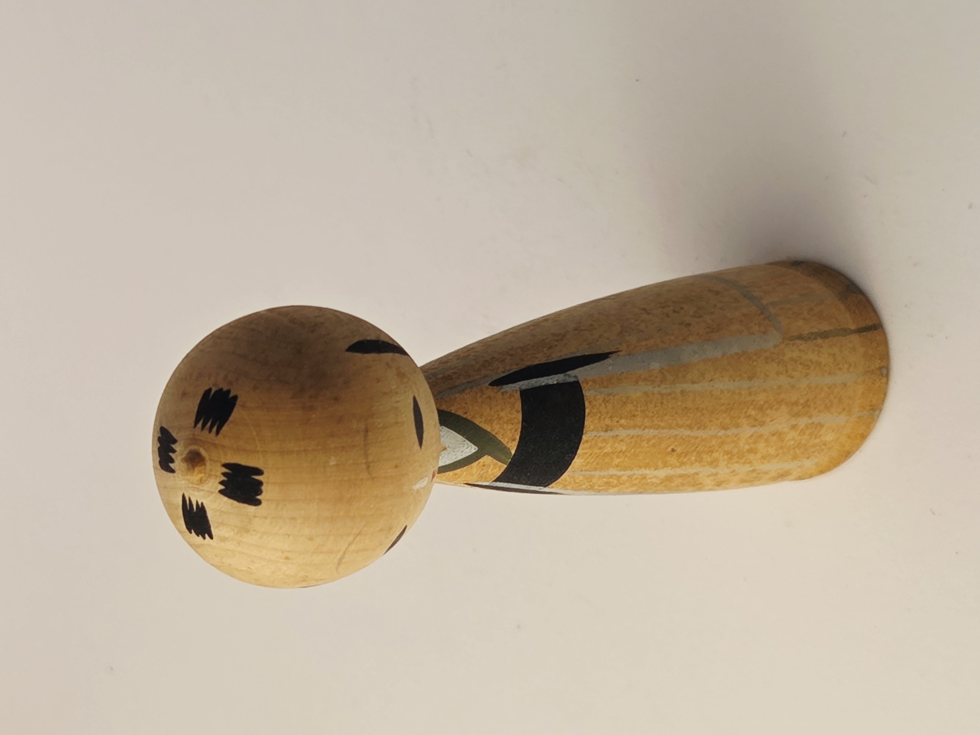Tradicinė vintage japoniška Kokeshi medinė lėlė