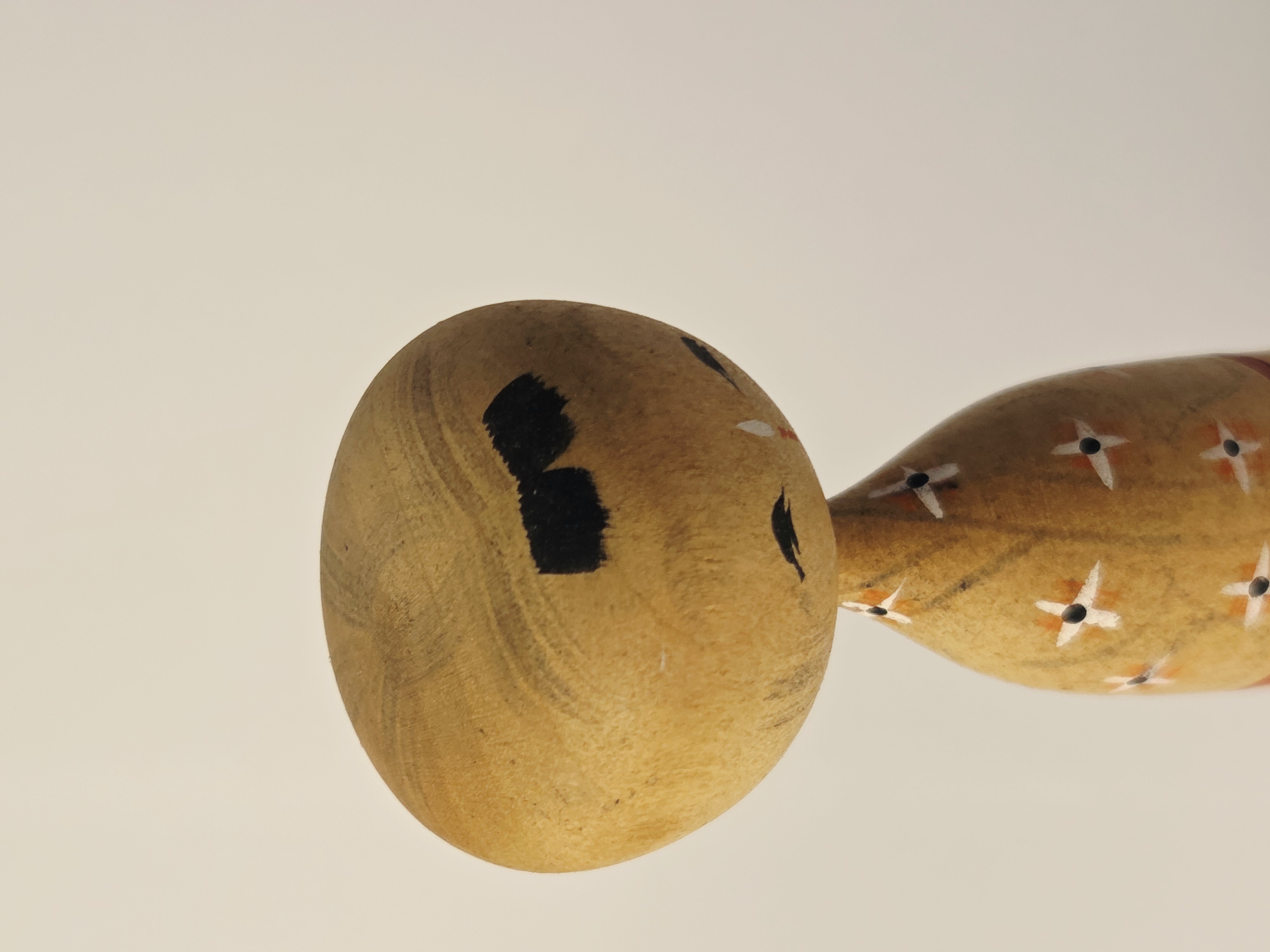 Tradicinė vintage japoniška Kokeshi medinė lėlė