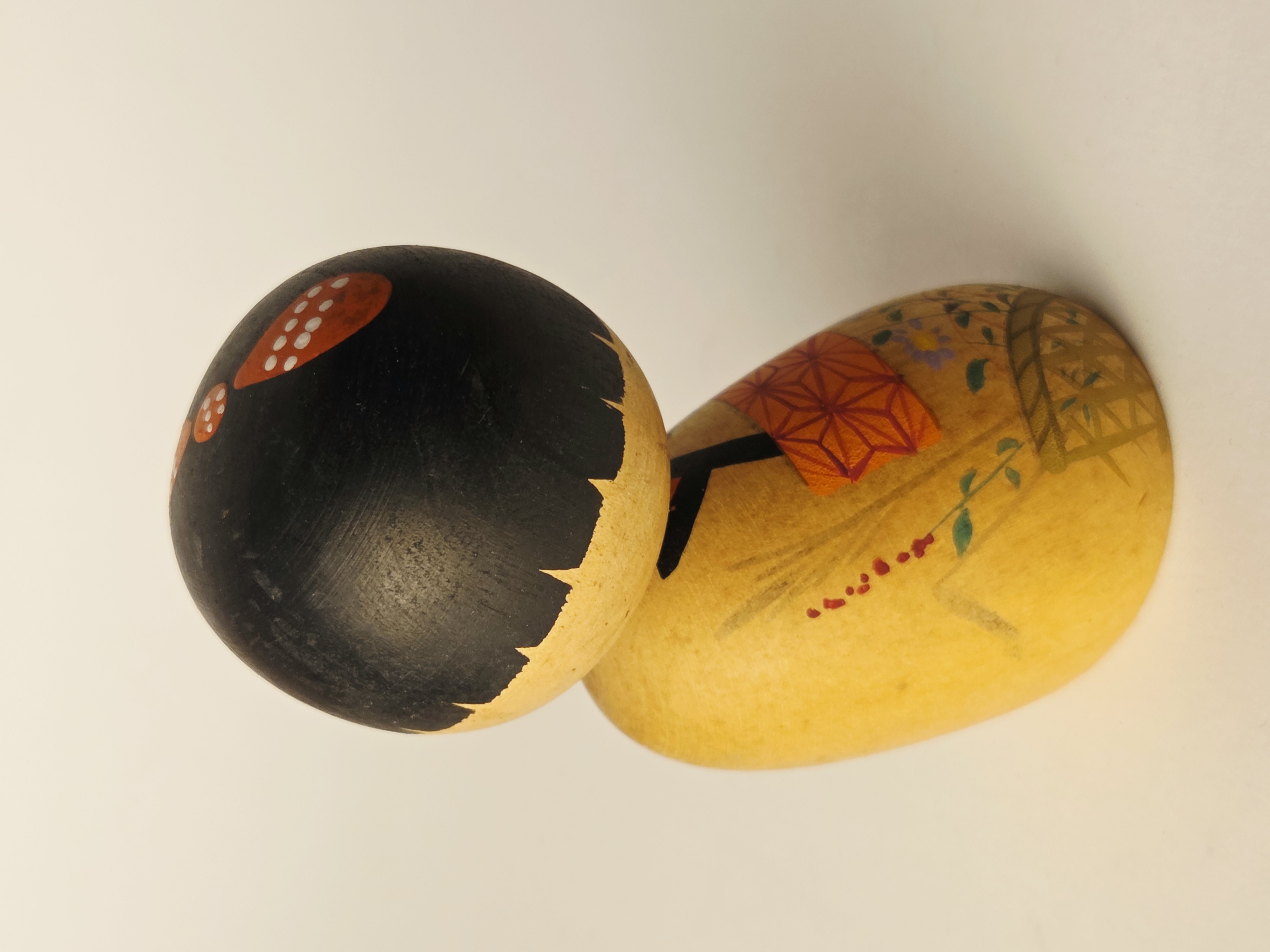 Vintage japoniška Kokeshi lėlė