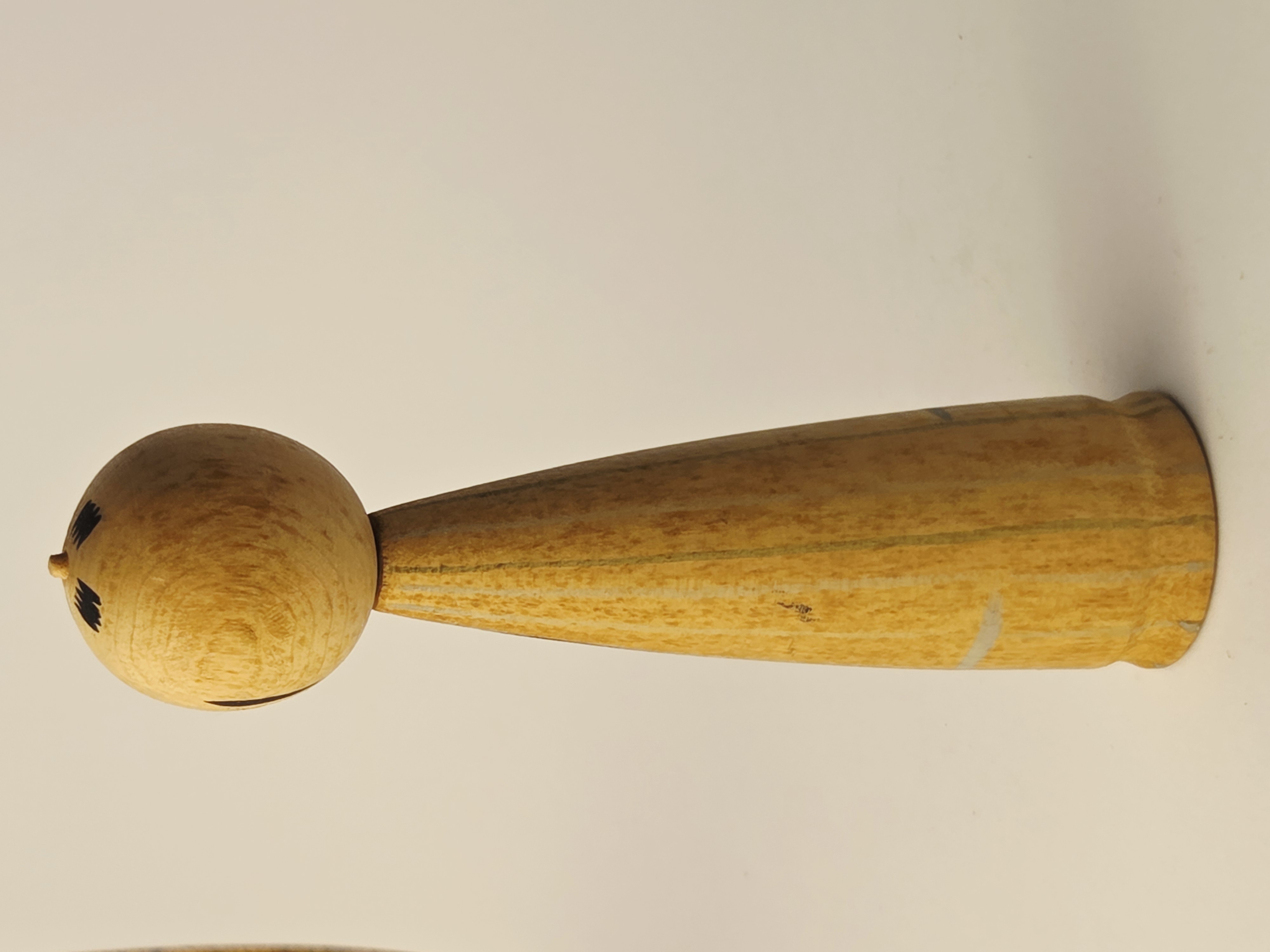 Tradicinė vintage japoniška Kokeshi medinė lėlė