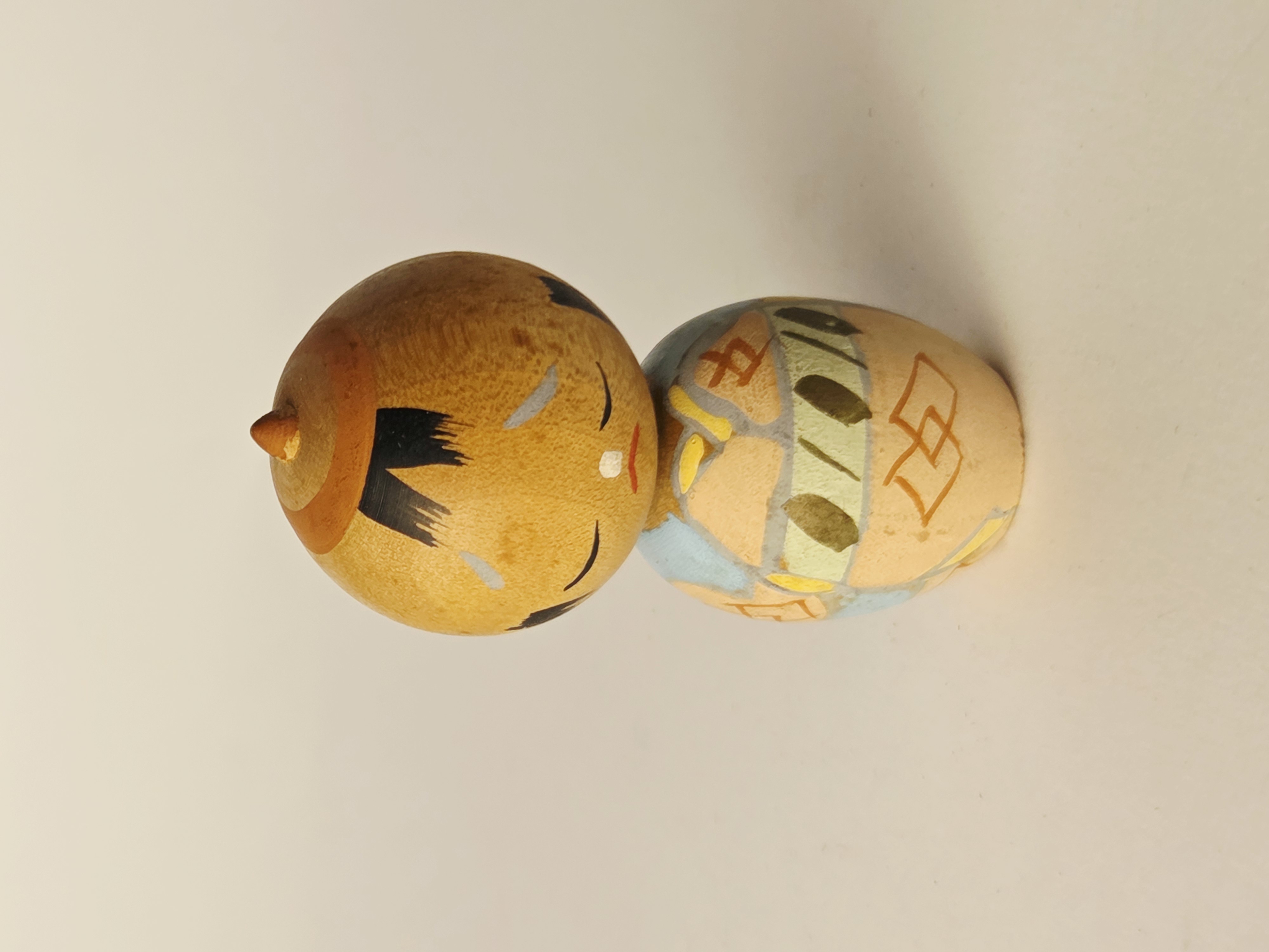 Vintage mini japoniška Kokeshi lėlė