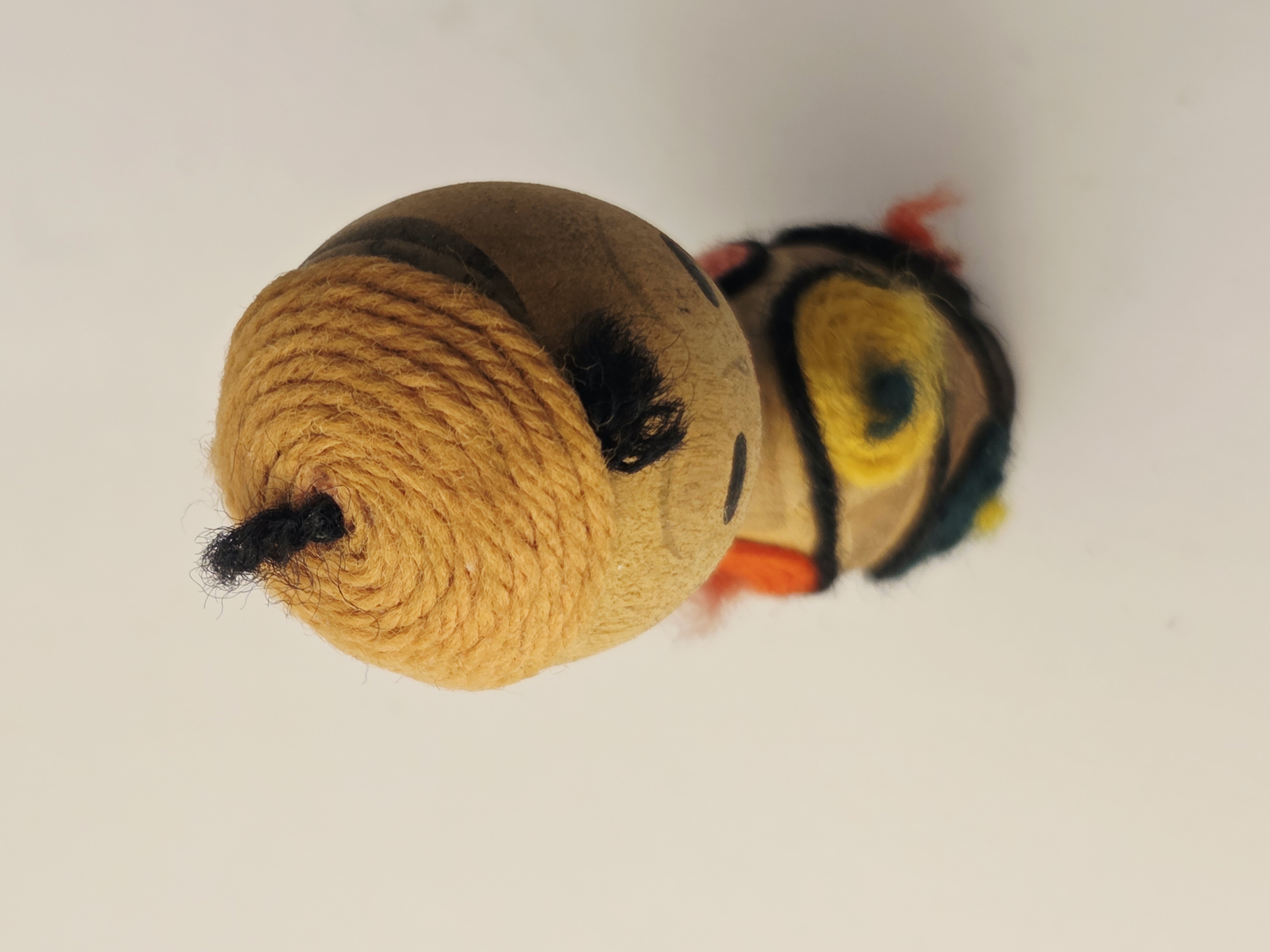 Tradicinė vintage japoniška Kokeshi medinė lėlė