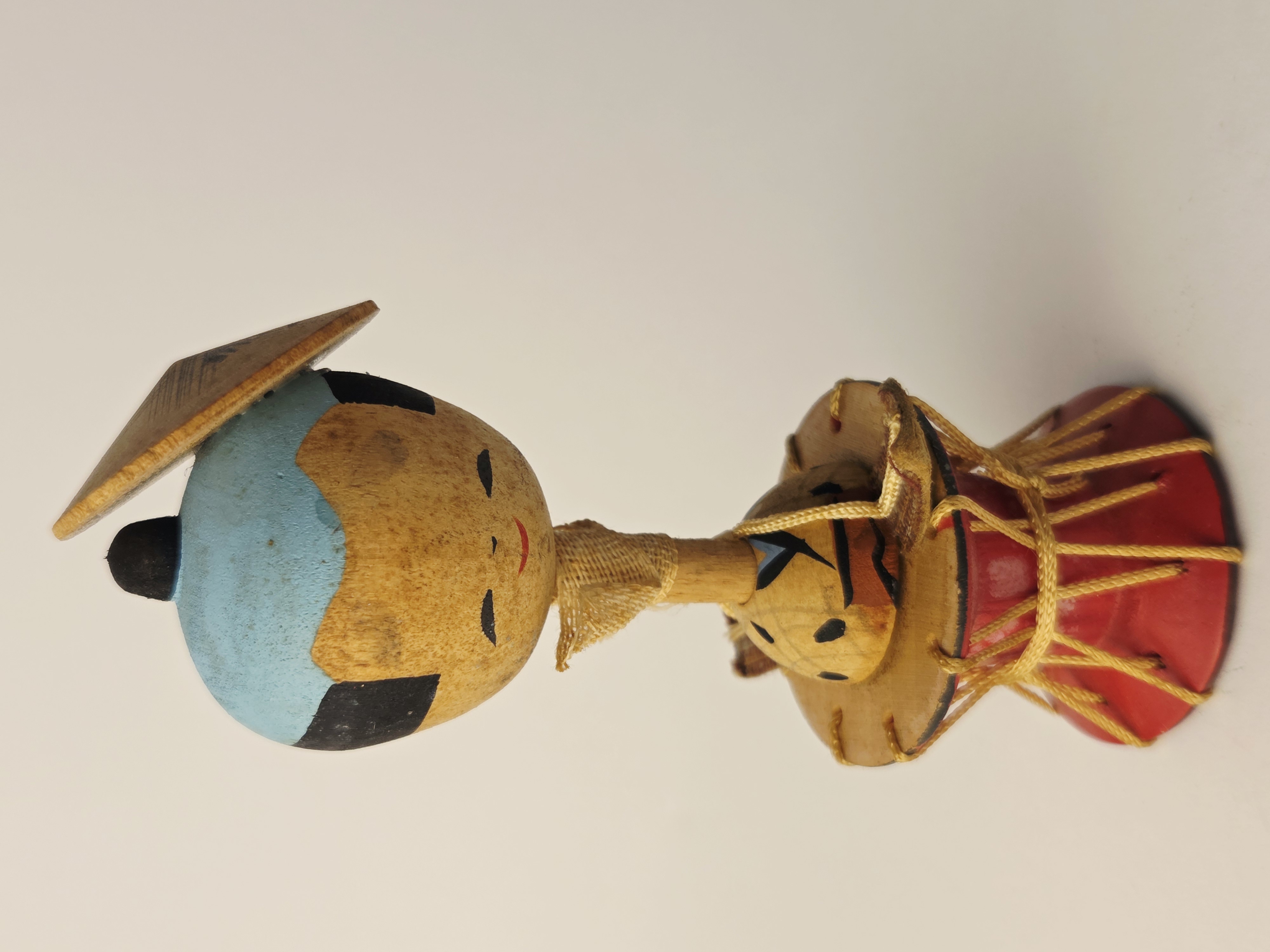Tradicinė vintage japoniška Kokeshi medinė lėlė