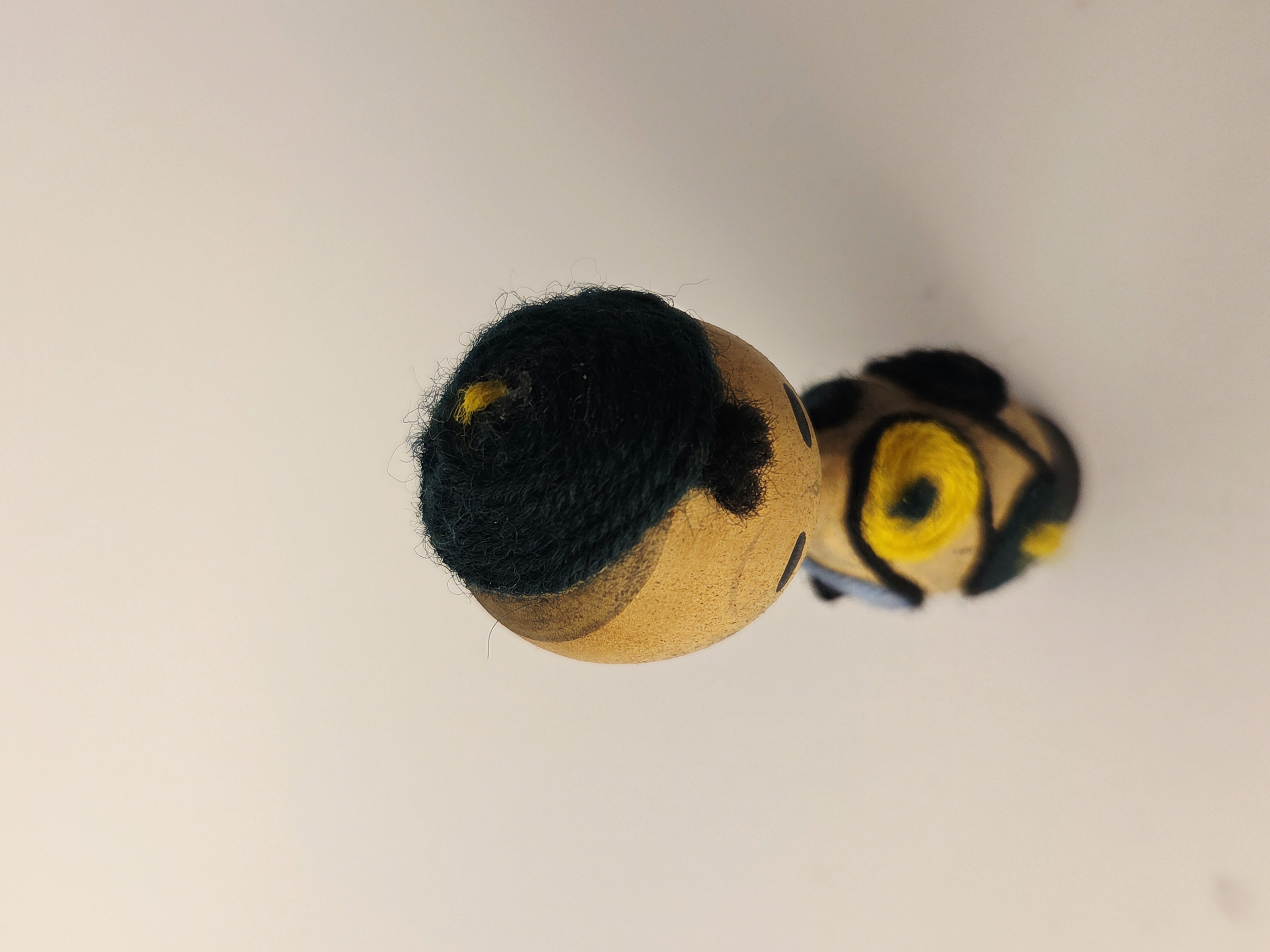 Vintage japoniška Kokeshi lėlė